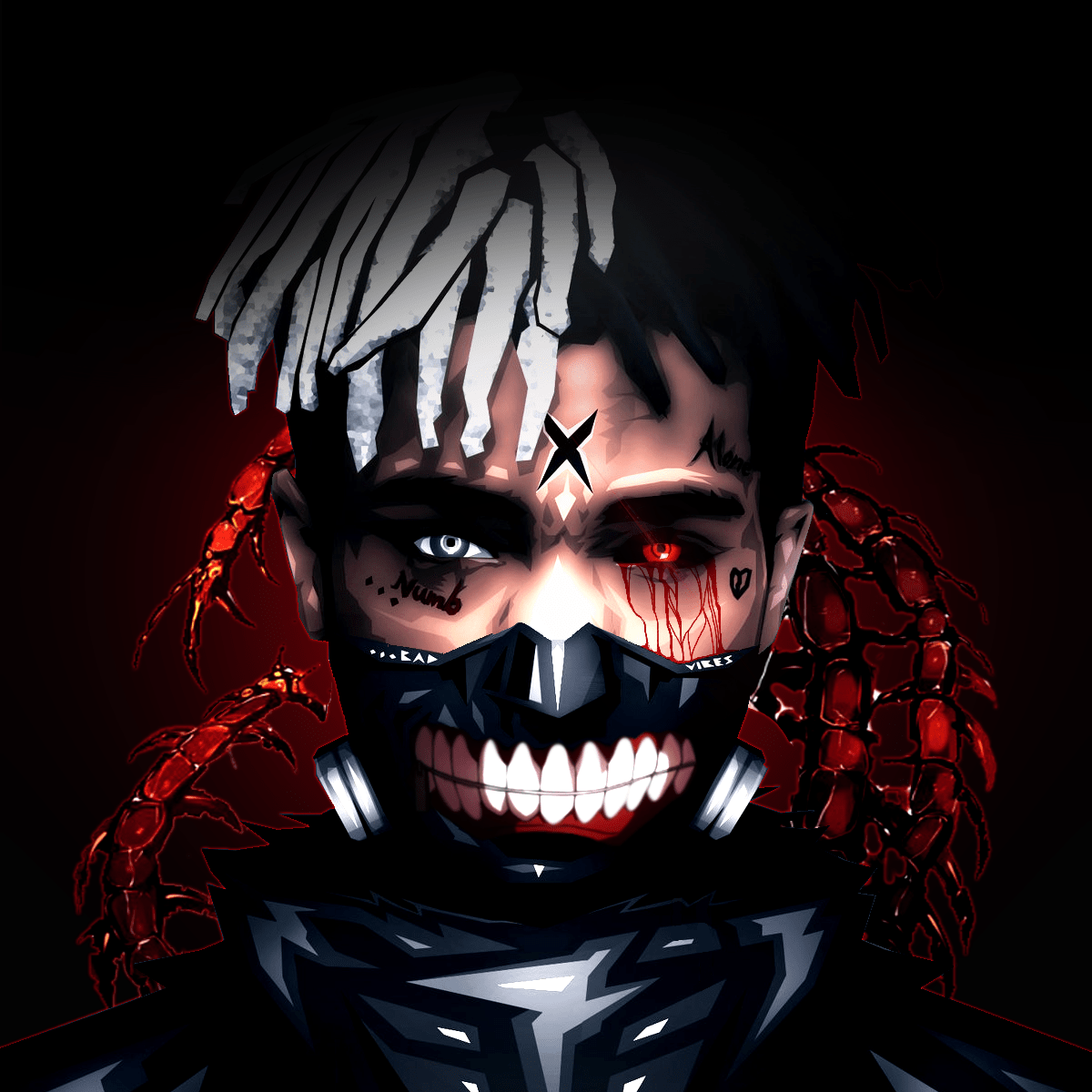 1080X1080 Xxxtentacion Anime Wallpapers