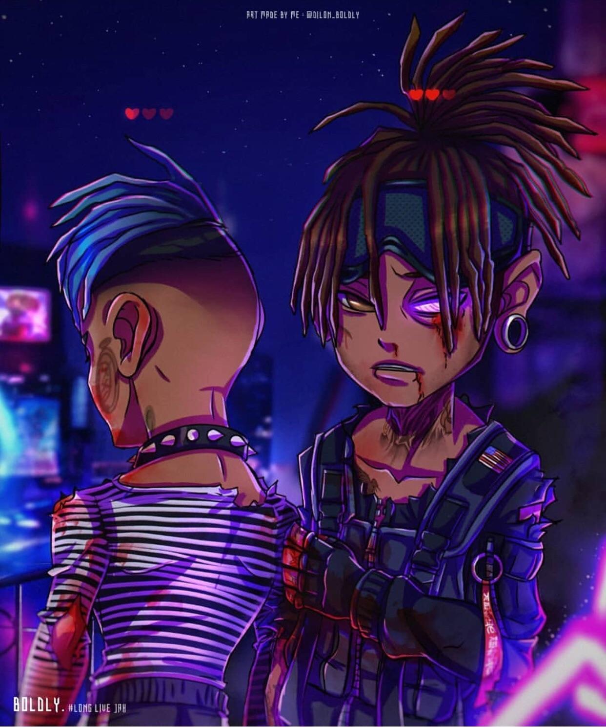 1080X1080 Xxxtentacion Anime Wallpapers