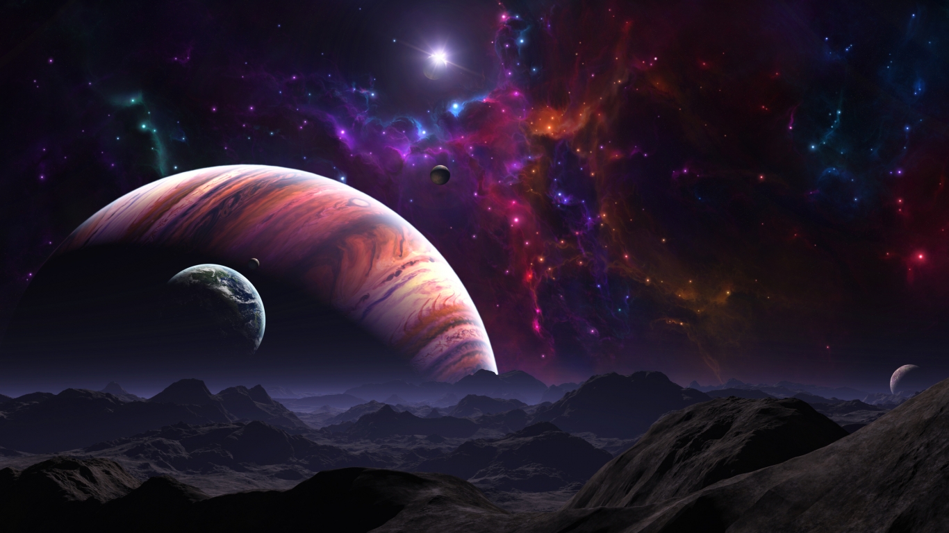 1366 768 Space Hd Wallpapers