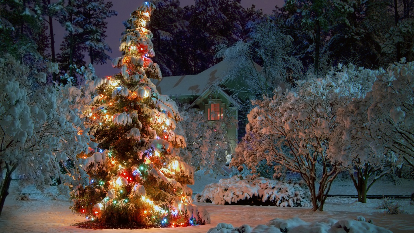 1366 X 768 Hd Christmas Wallpapers