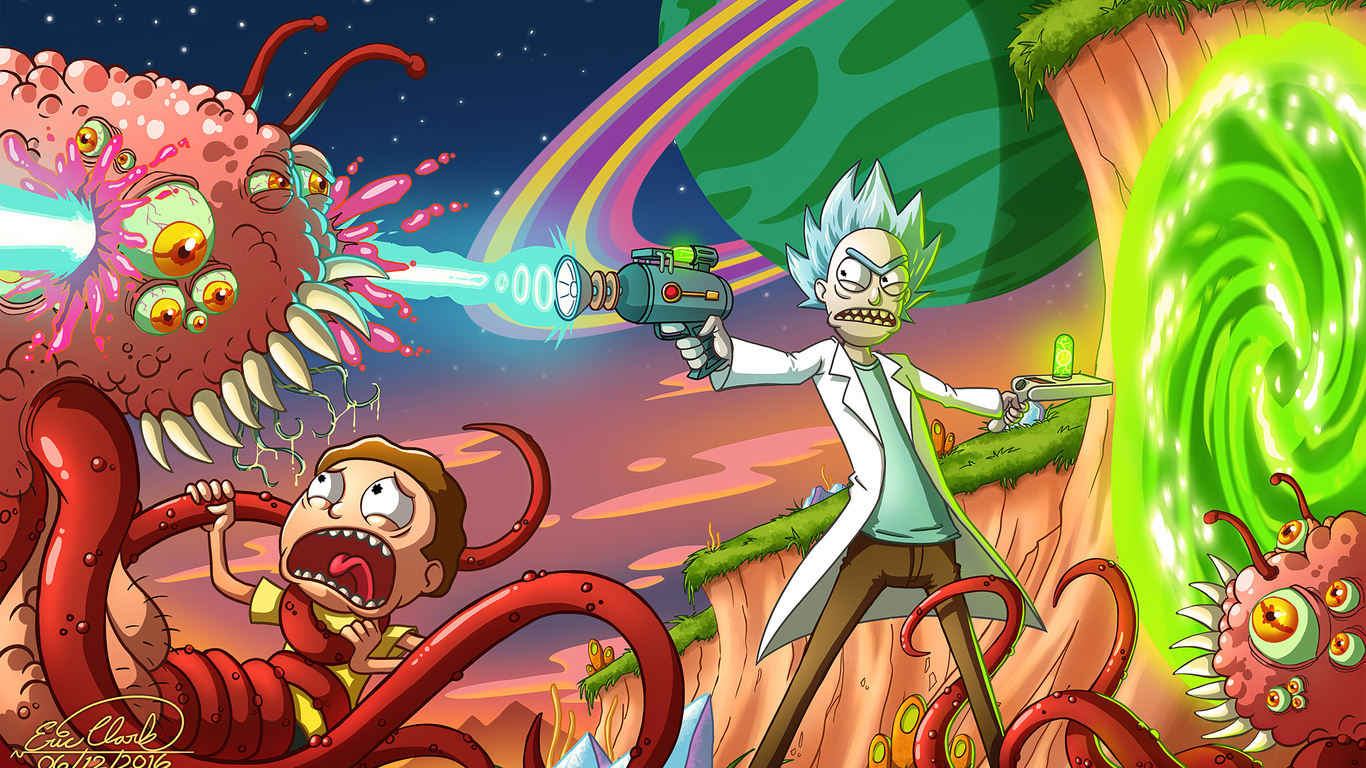 1366X768 Rick And Morty Wallpapers