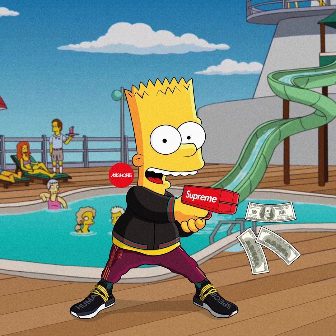 160X220 Bart Simpson Supreme Wallpapers