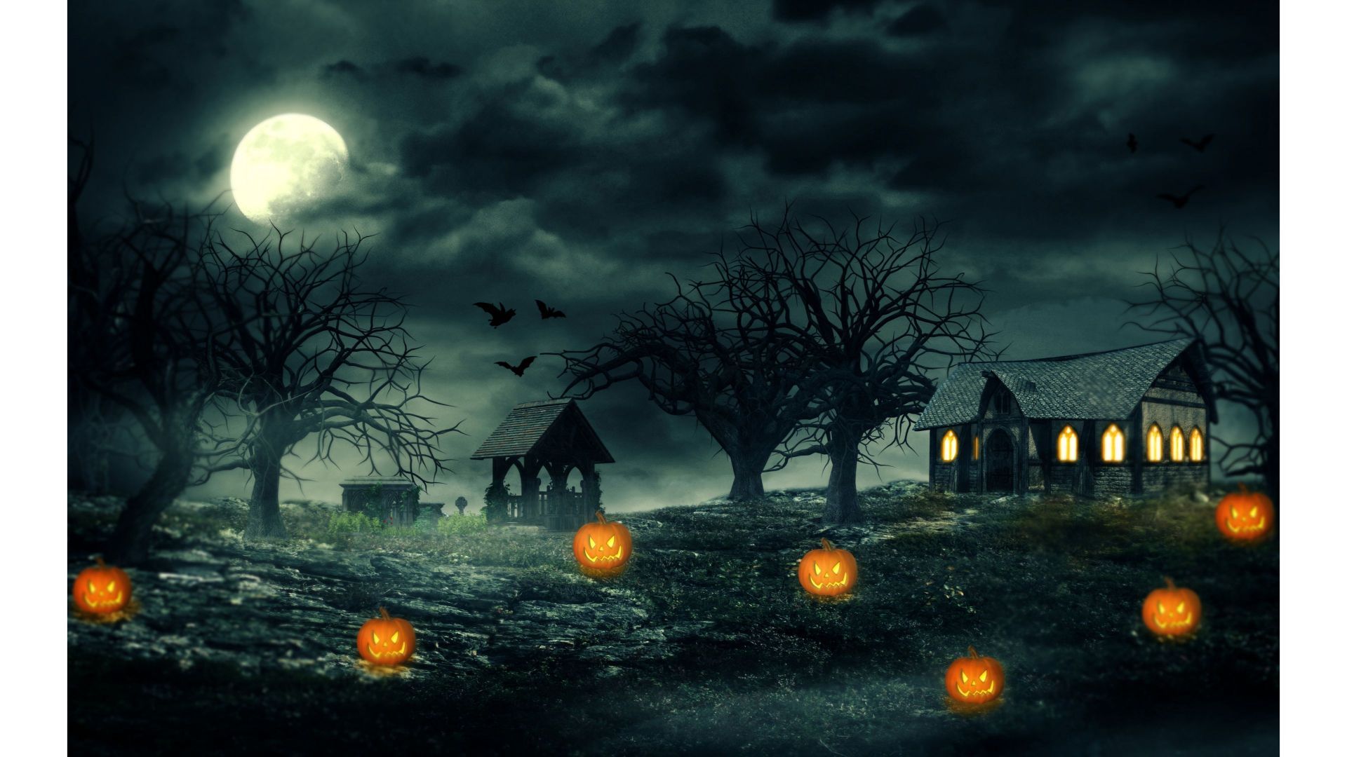 1920 X 1080 Halloween Wallpapers