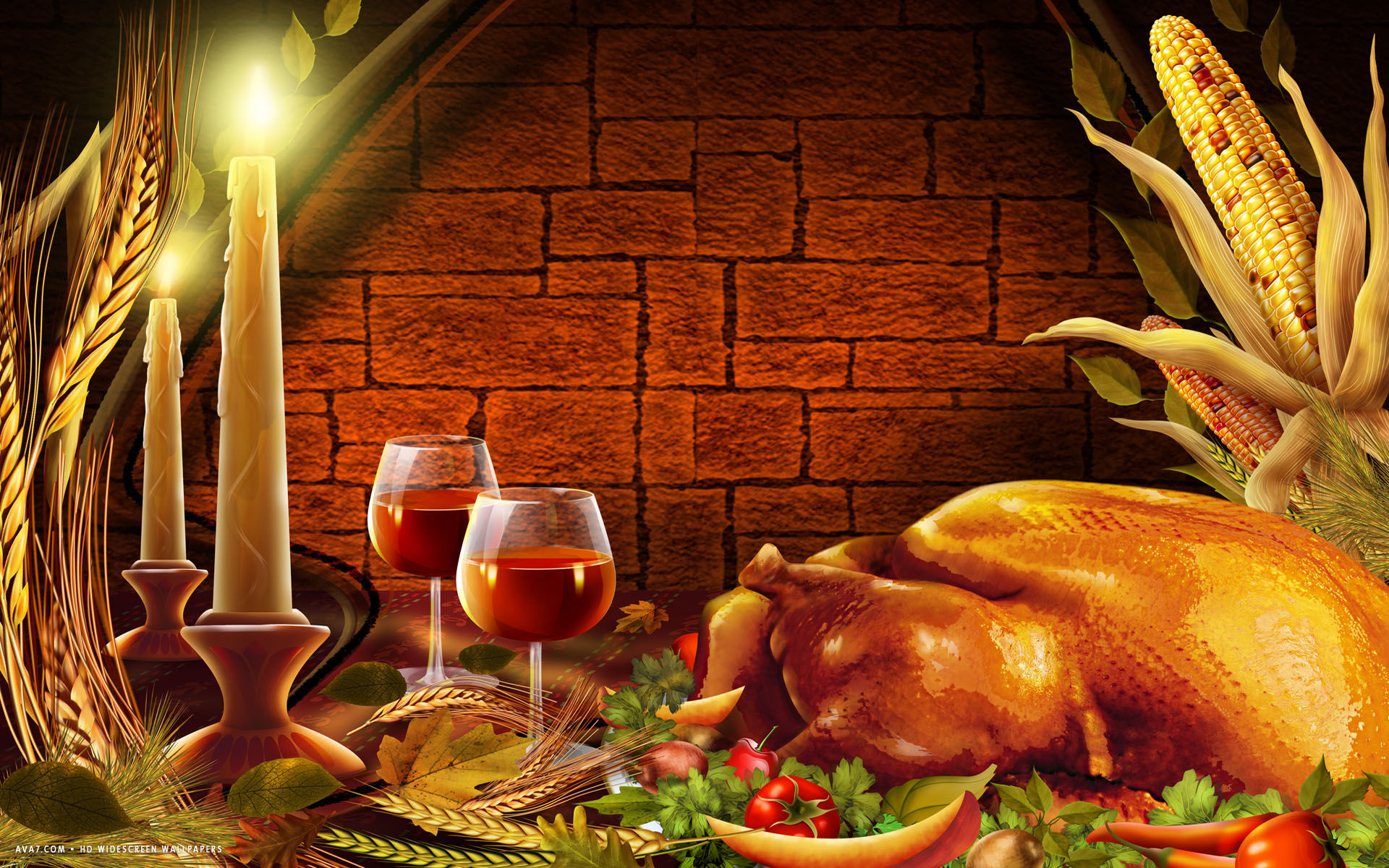 1920 X 1200 Hd Widescreen Thanksgiving Desktop Wallpapers