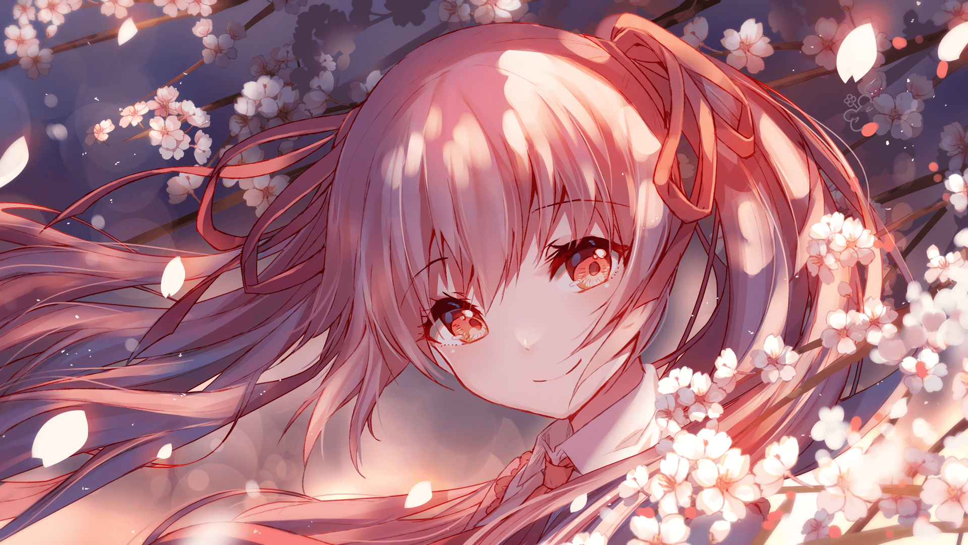 1920X1080 Pink Anime Wallpapers