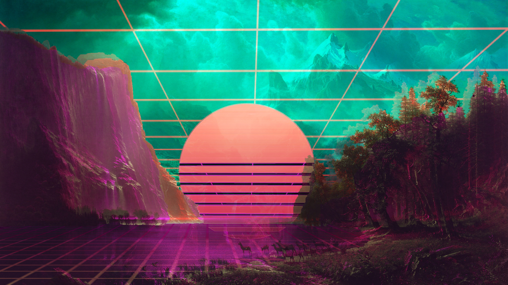 1920X1080 Vaporwave Wallpapers