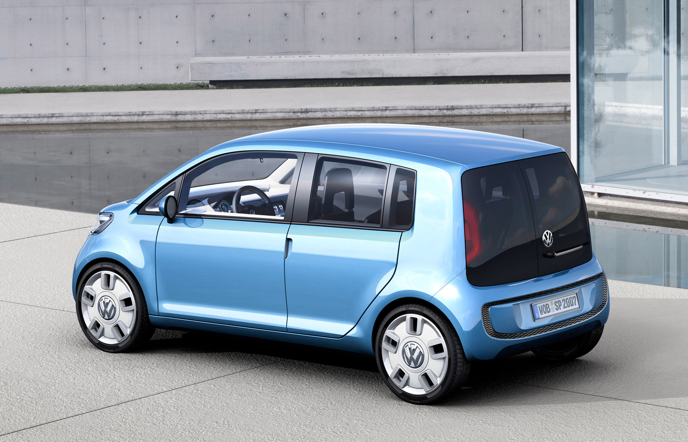 2007 Volkswagen Space Up Blue Wallpapers