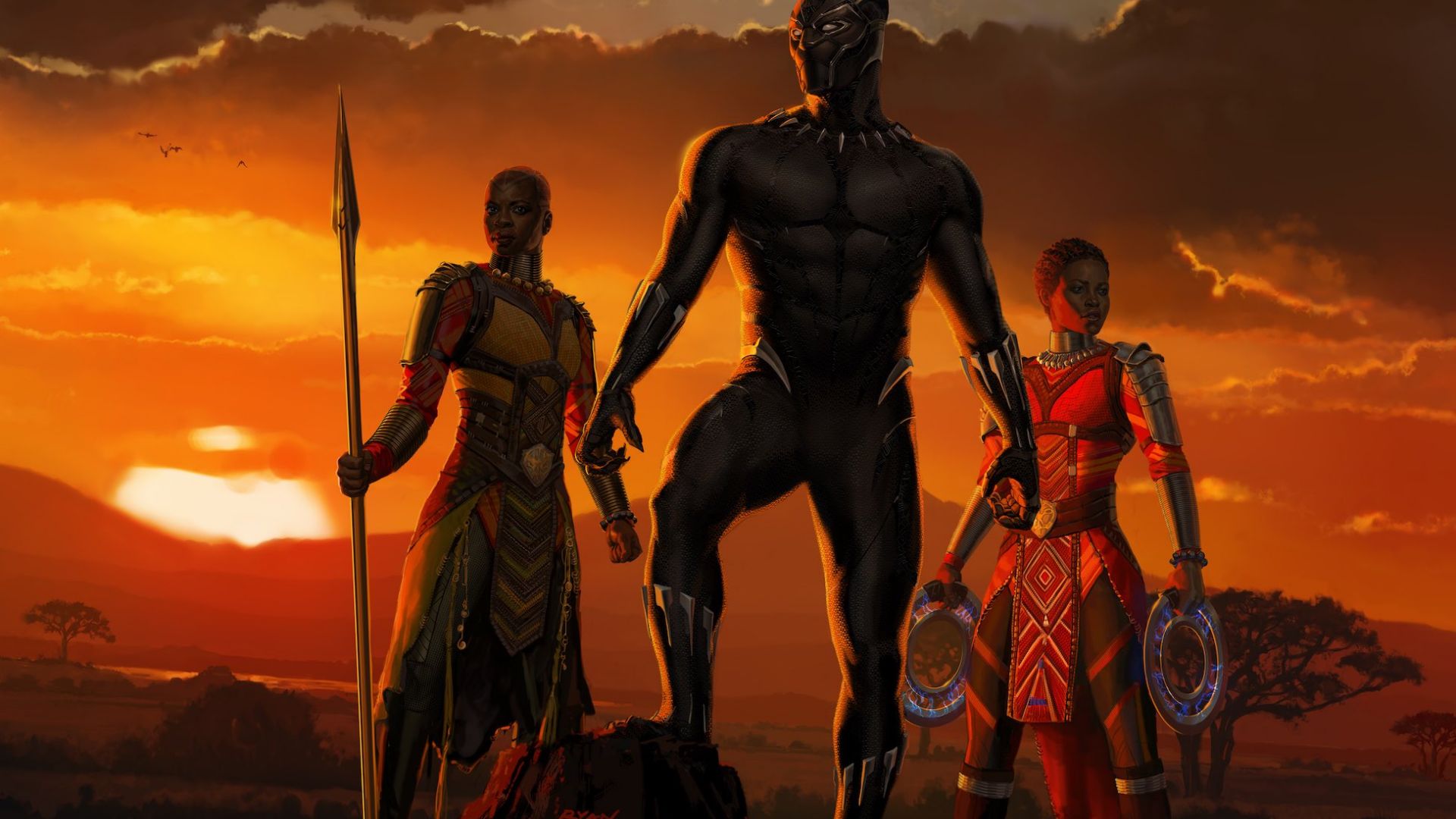 2018 Black Panther Art Wallpapers