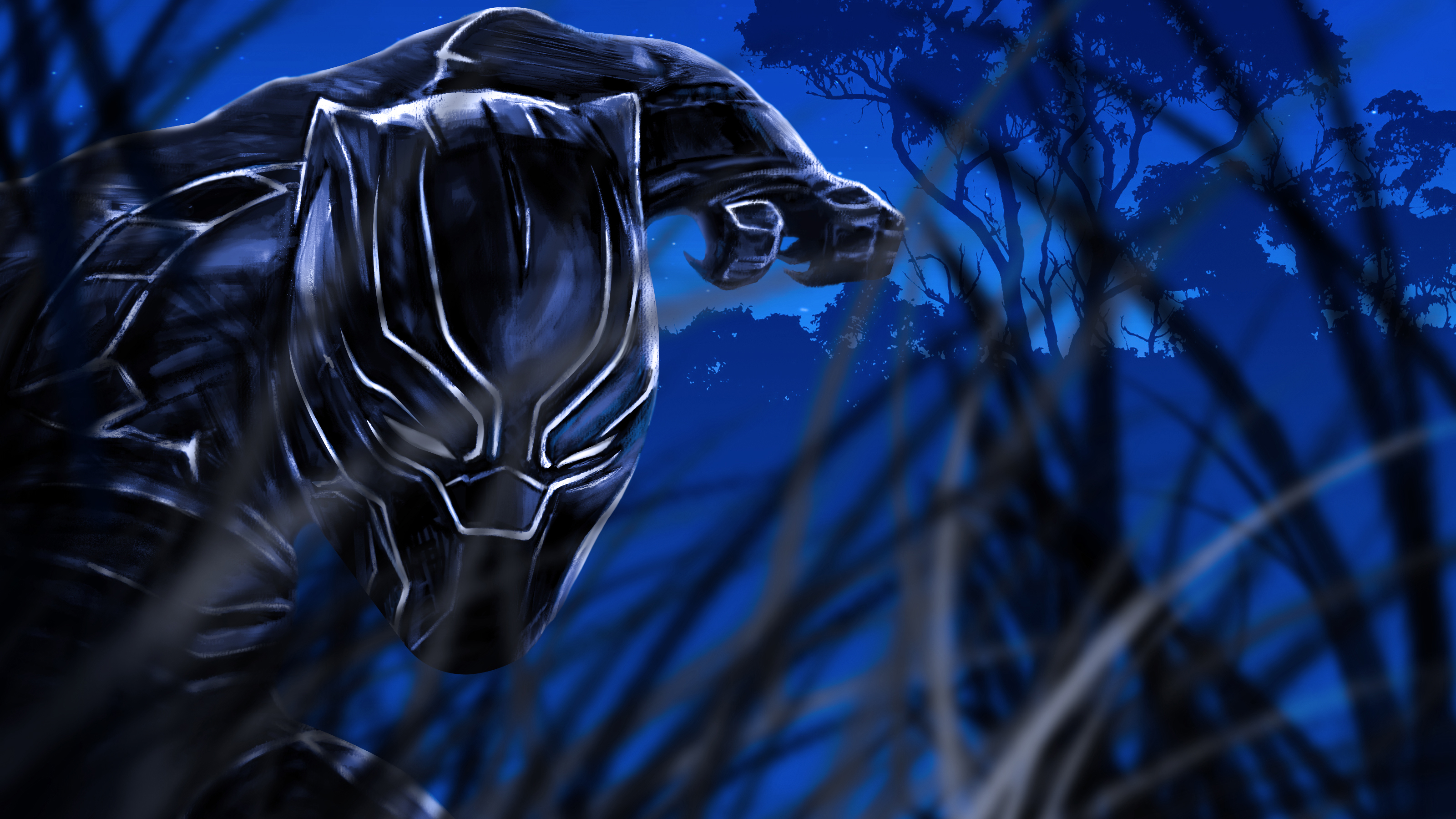 2018 Black Panther Art Wallpapers