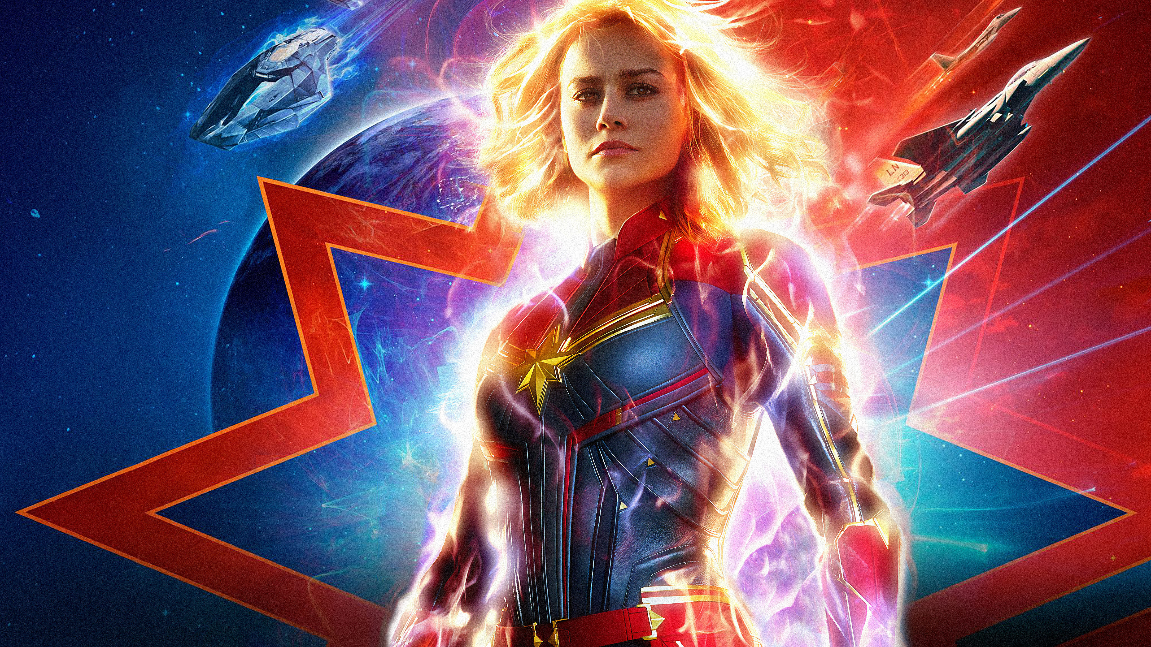 2019 Captain Marvel Artwork Wallpapers