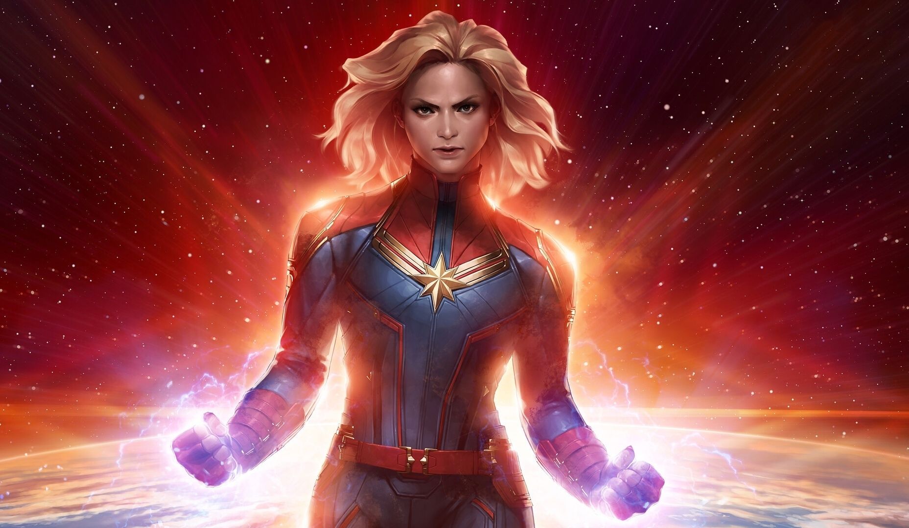 2019 Captain Marvel Artwork Wallpapers