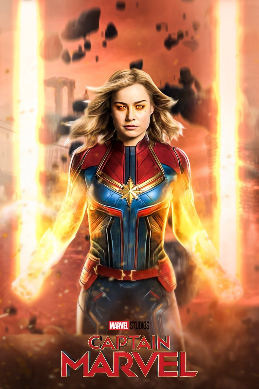 2019 Captain Marvel Artwork Wallpapers