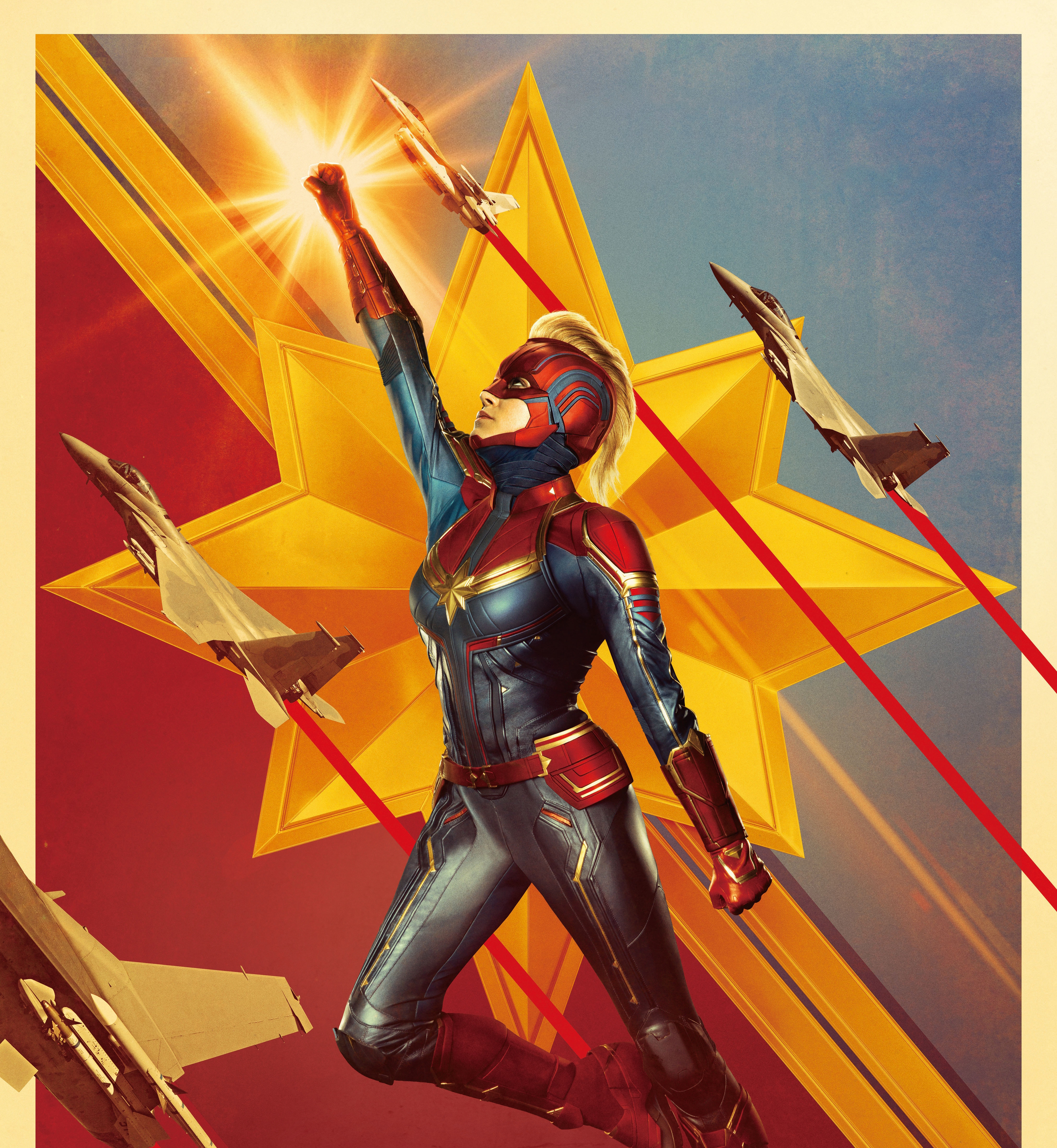 2019 Captain Marvel Artwork Wallpapers