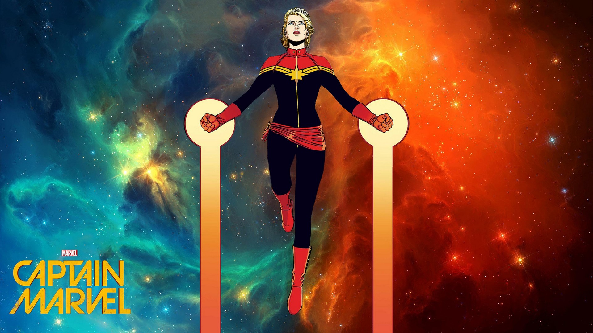 2019 Captain Marvel Artwork Wallpapers