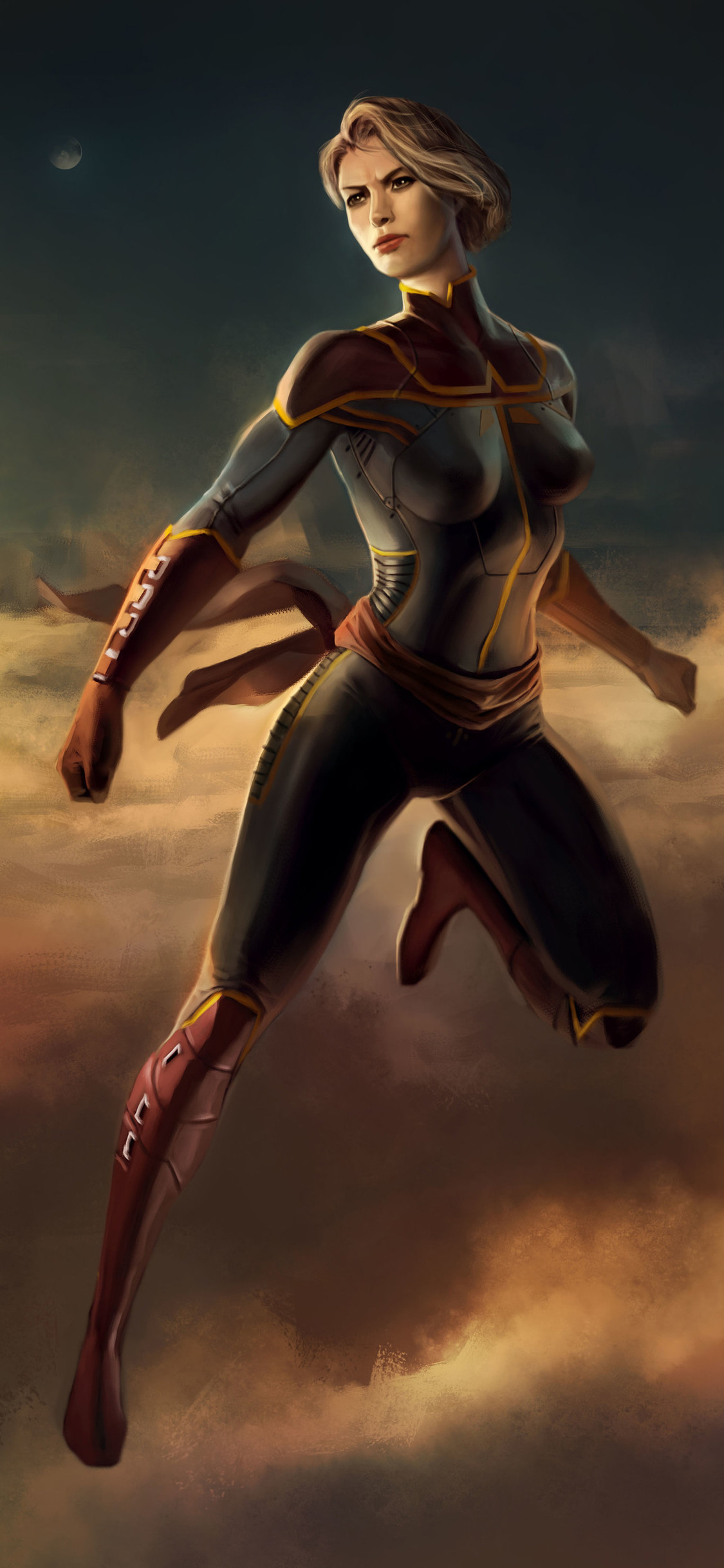 2019 Captain Marvel Artwork Wallpapers