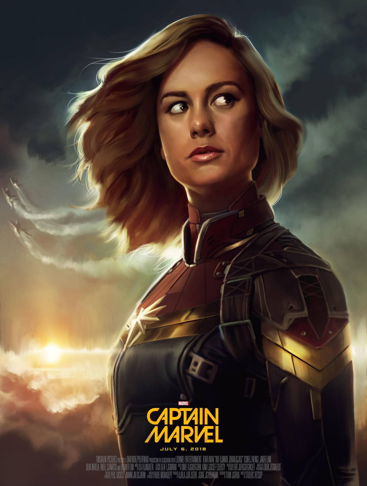 2019 New Captain Marvel Poster Wallpapers