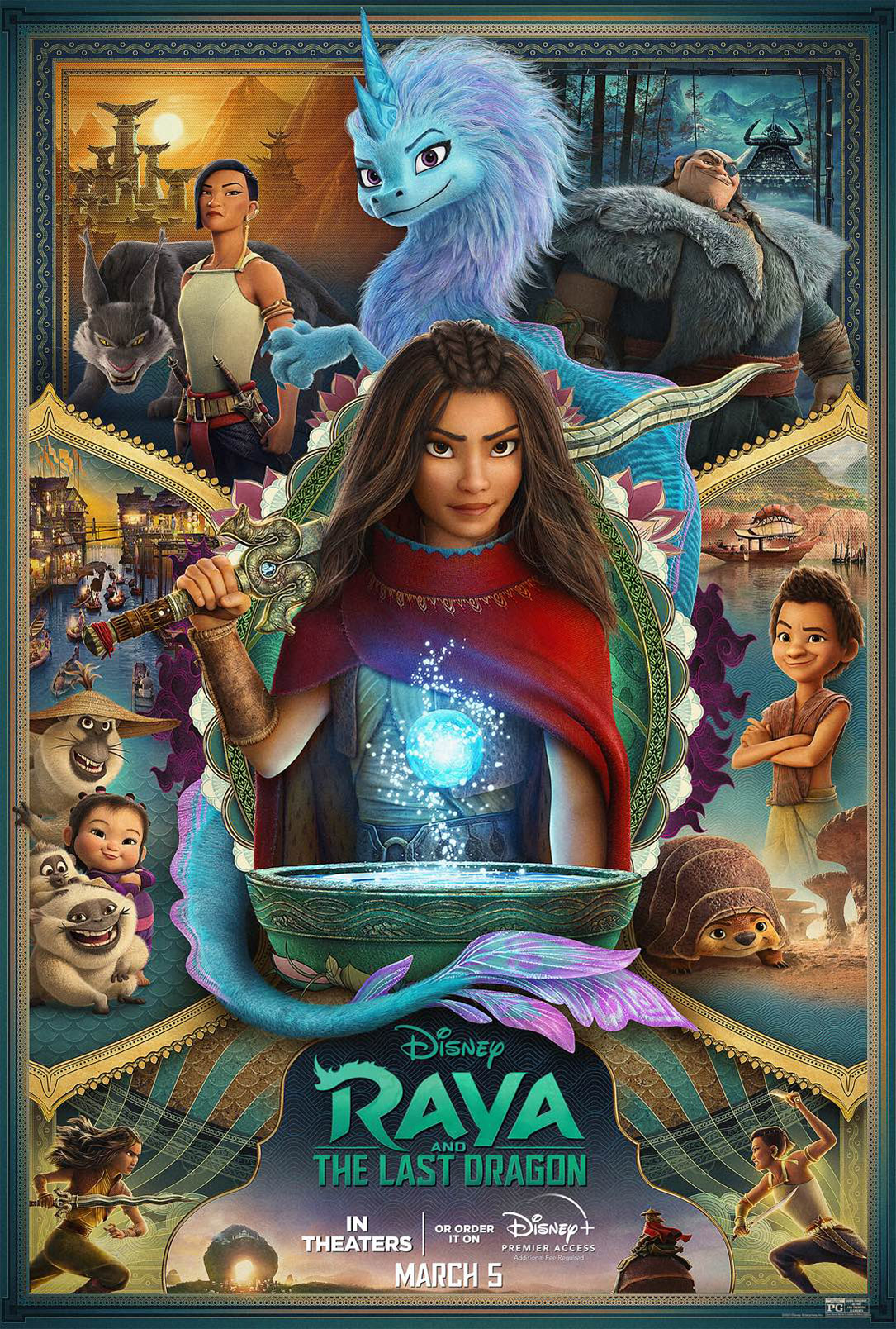 2021 Raya And The Last Dragon Poster Wallpapers