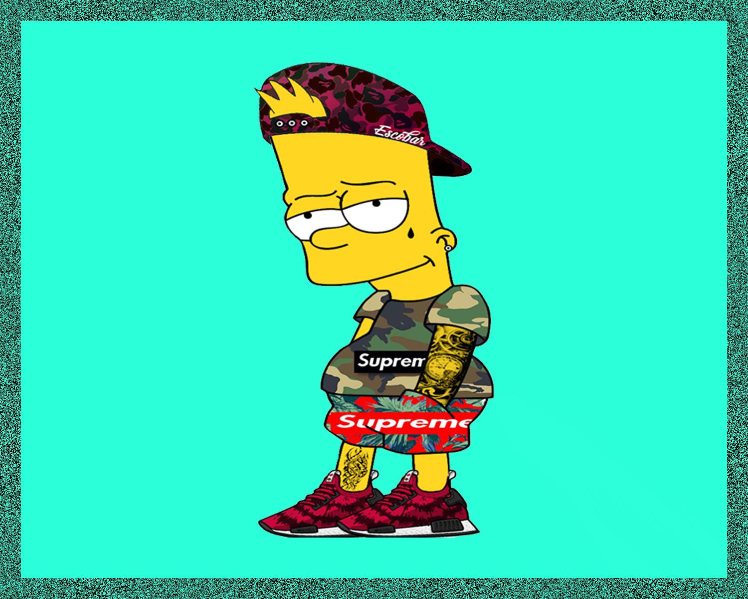 2480X520 Supreme Bart Wallpapers