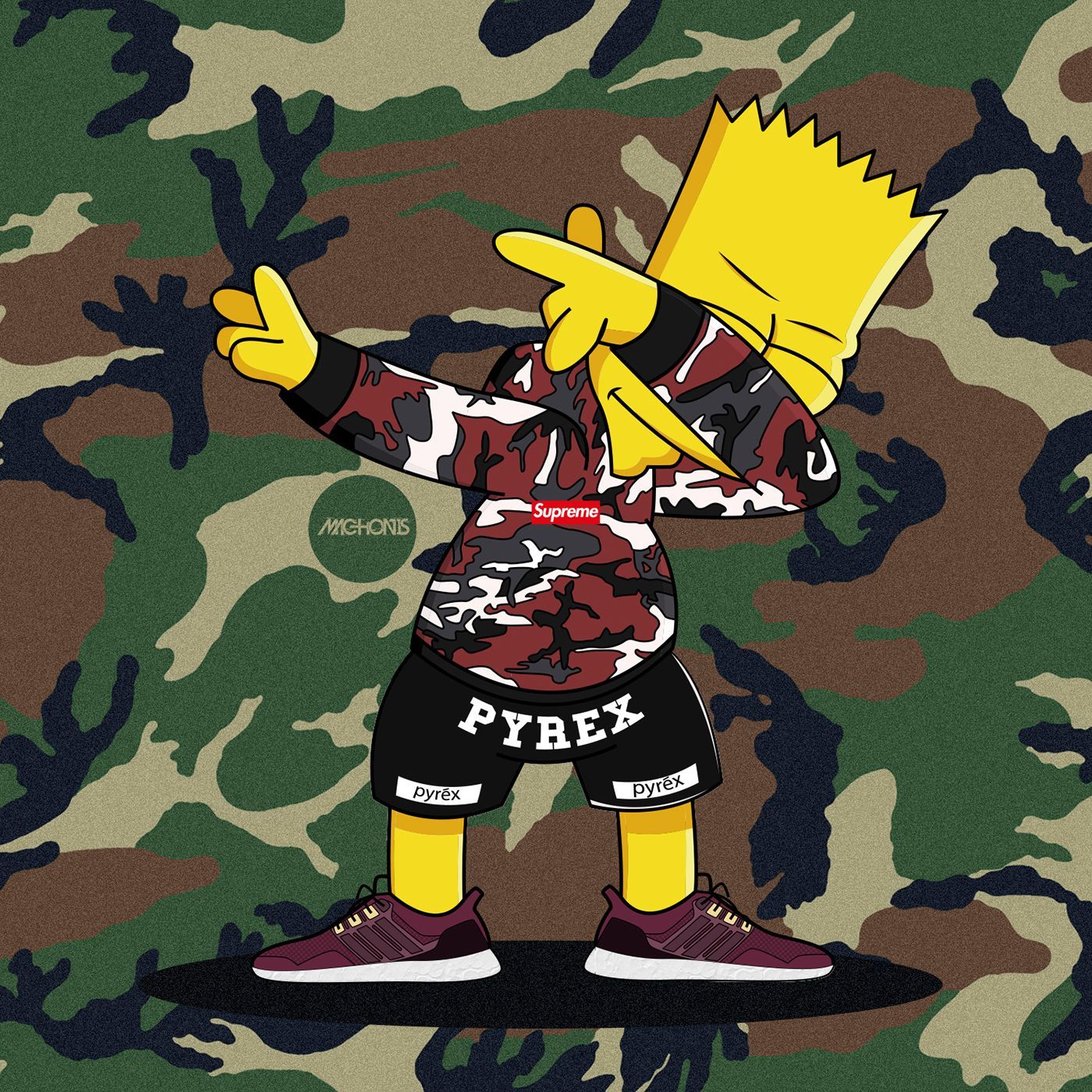 2480X520 Supreme Bart Wallpapers