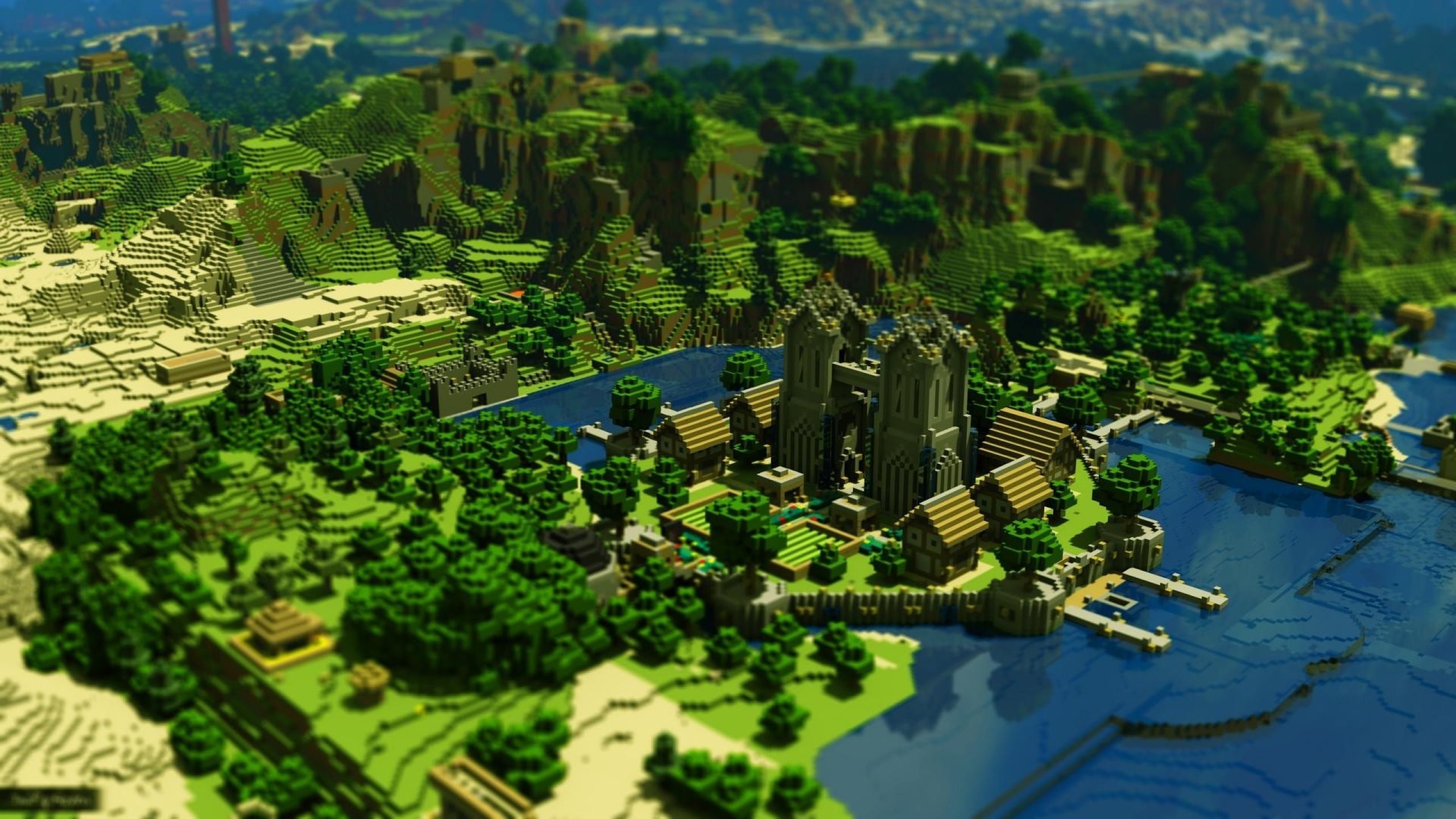 2560 X 1440 Minecraft Wallpapers