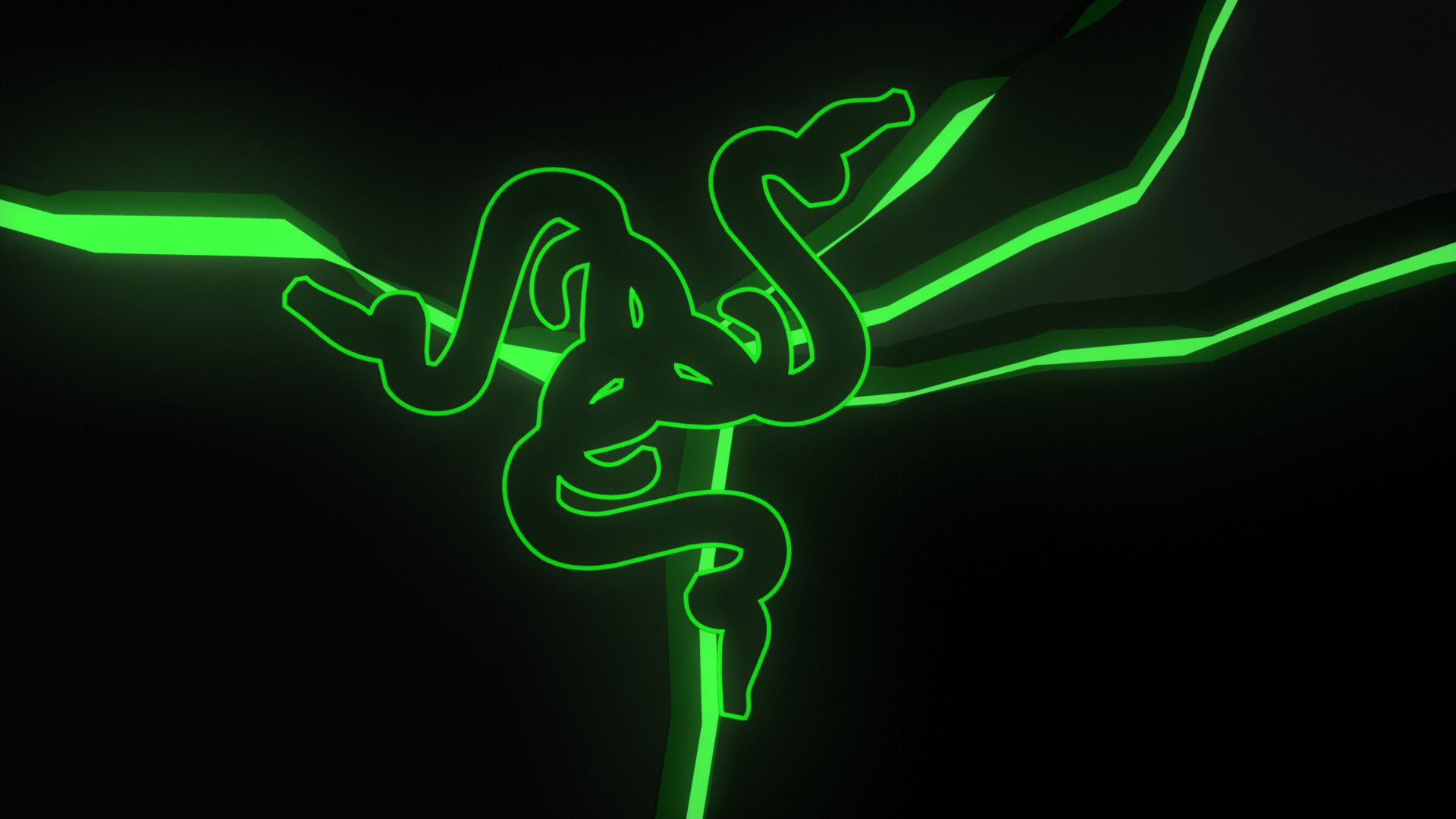 3440X1440 Razer Green Wallpapers