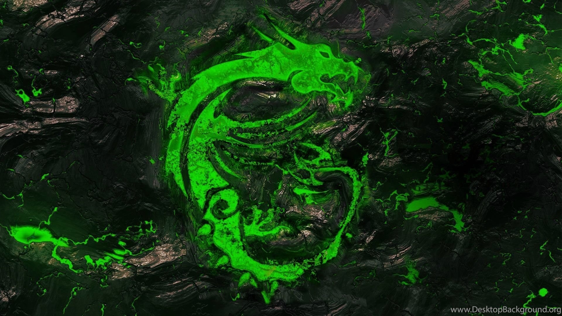 3440X1440 Razer Green Wallpapers