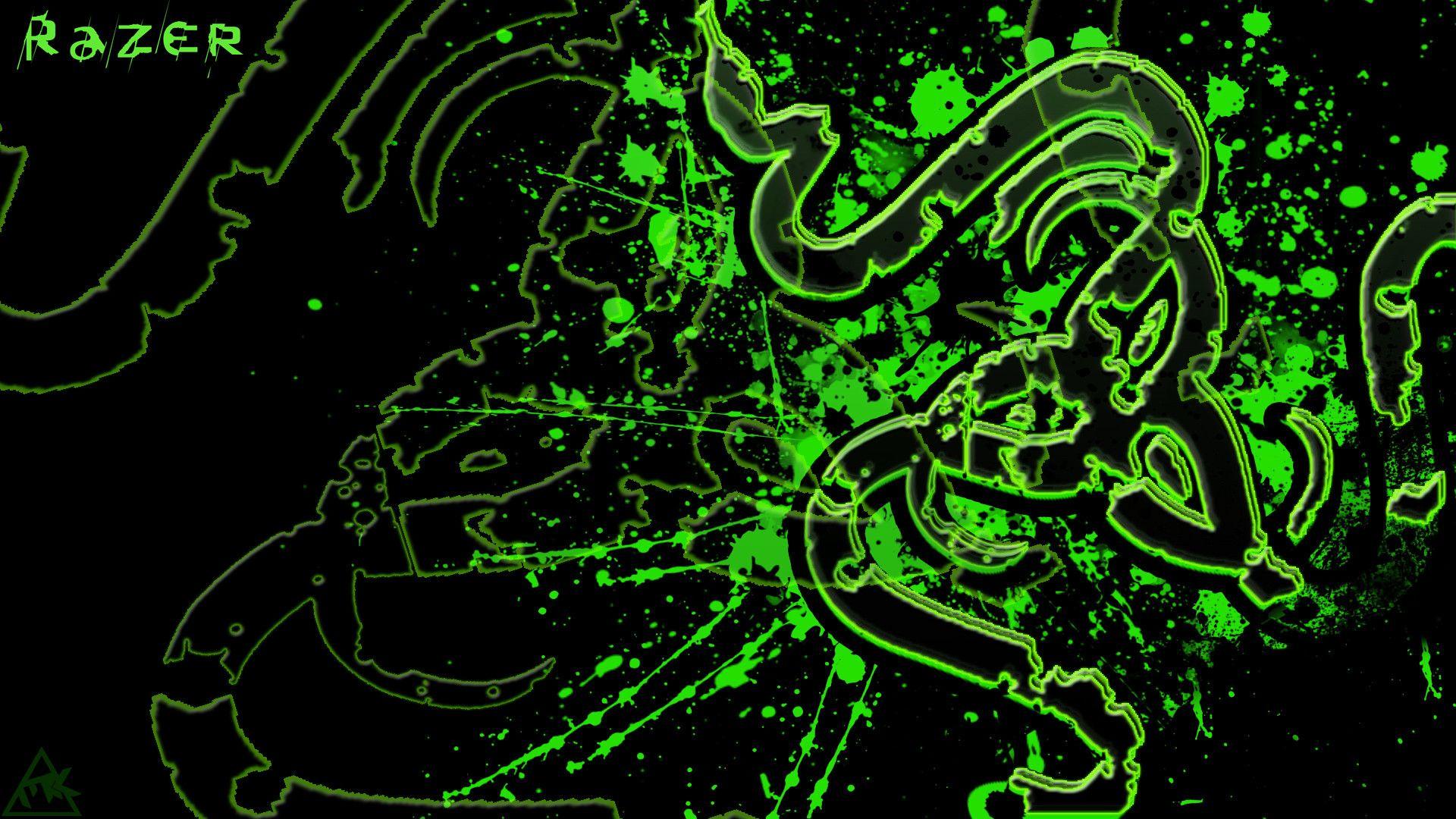 3440X1440 Razer Green Wallpapers