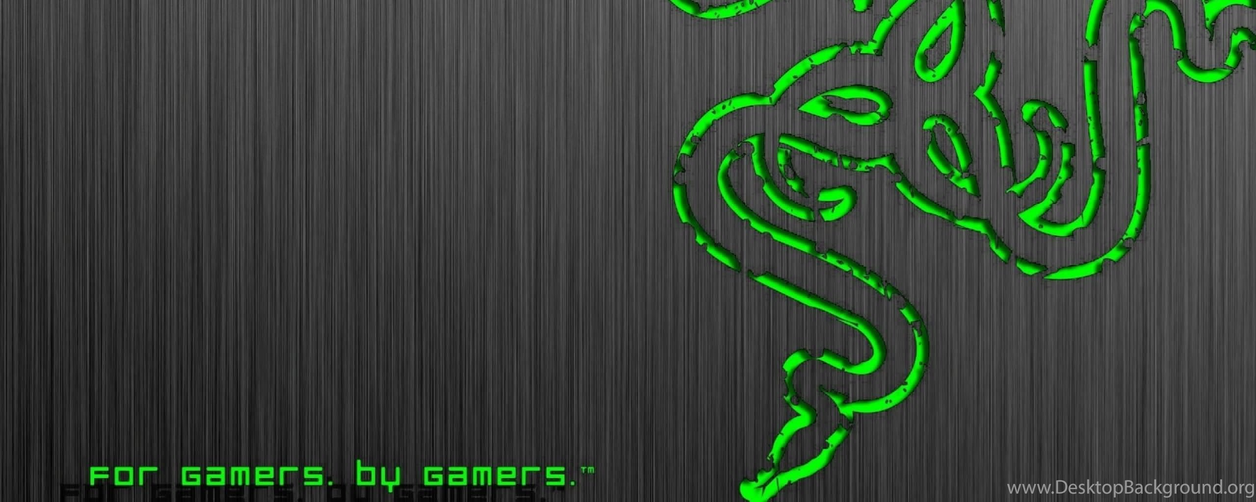 3440X1440 Razer Green Wallpapers