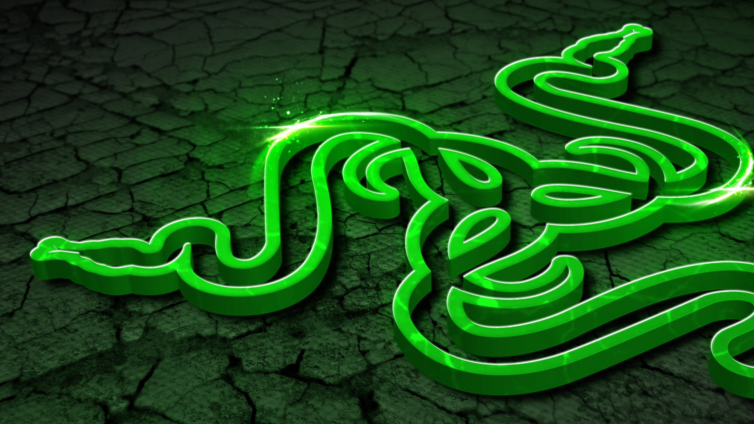 3440X1440 Razer Green Wallpapers