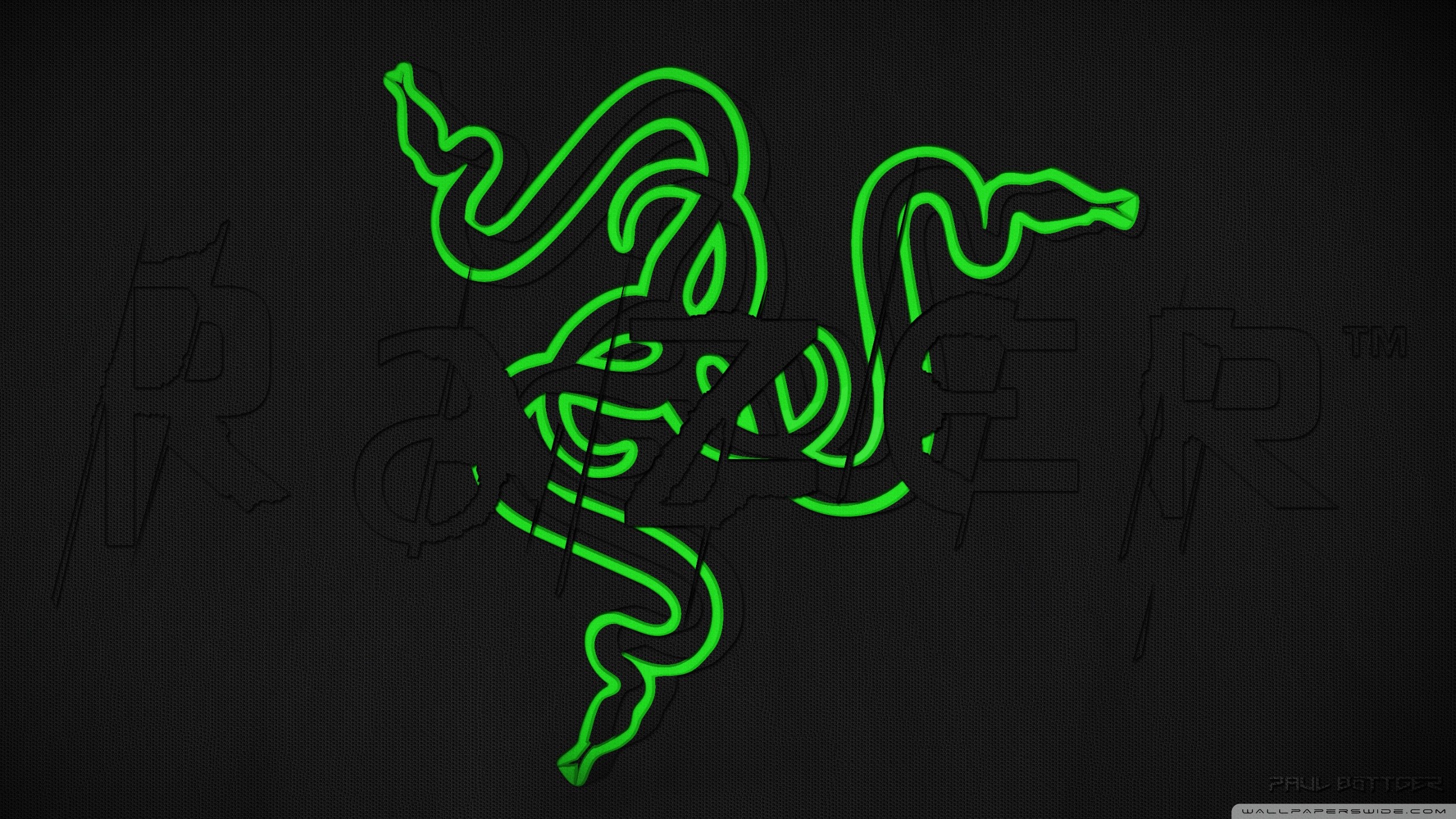 3440X1440 Razer Green Wallpapers