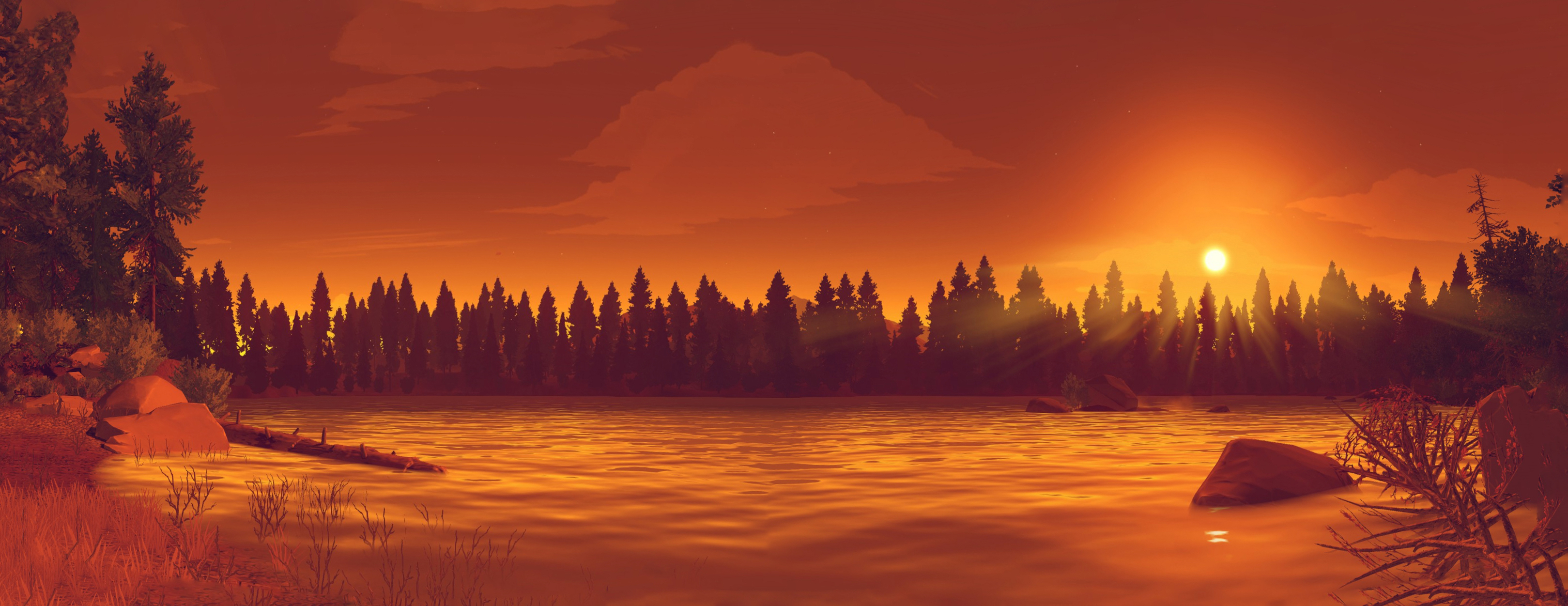 3840X1080 Firewatch Wallpapers