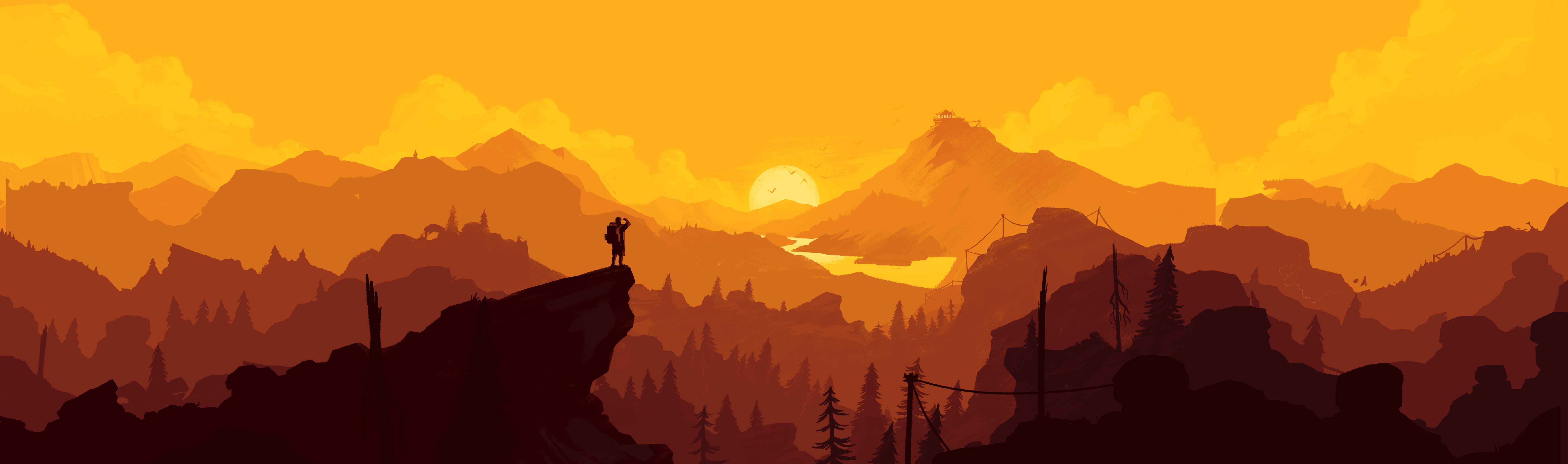 3840X1080 Firewatch Wallpapers