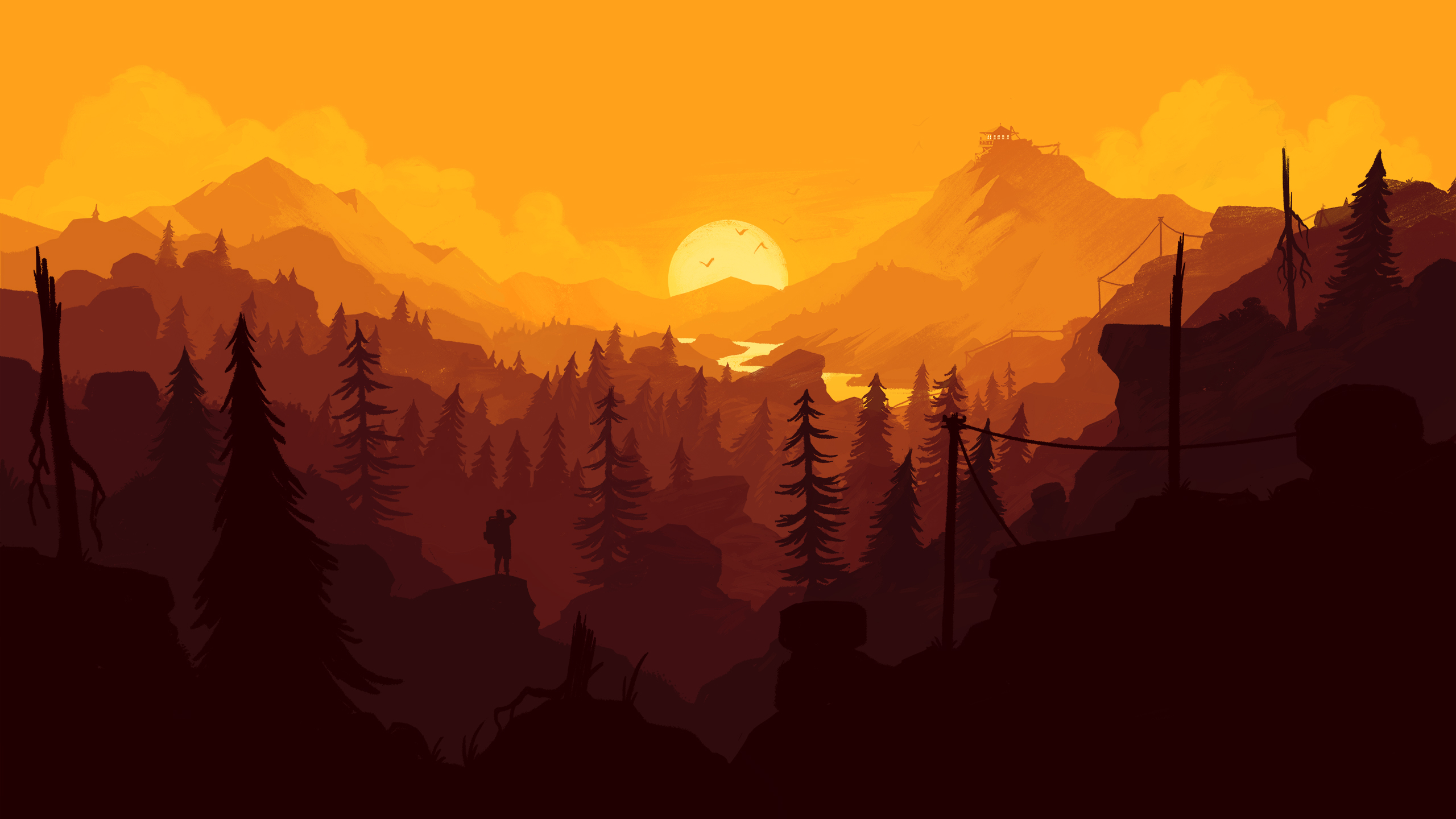 3840X1080 Firewatch Wallpapers