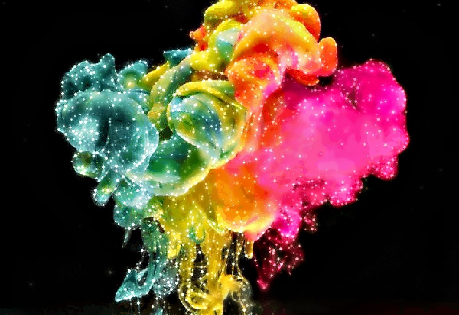 3D Abstract Explosion Wallpapers