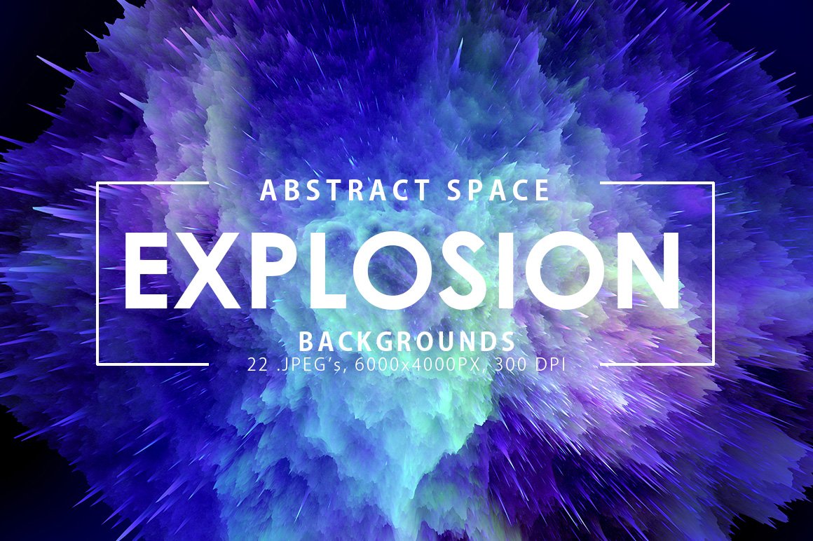 3D Abstract Explosion Wallpapers