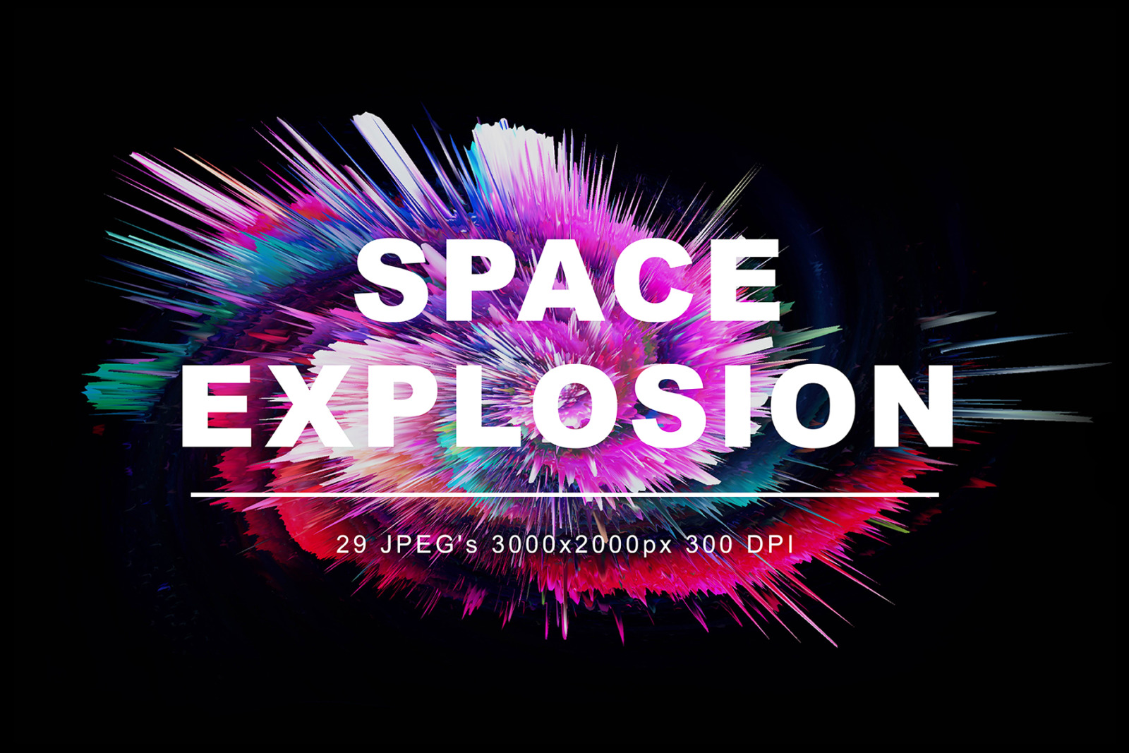 3D Abstract Explosion Wallpapers