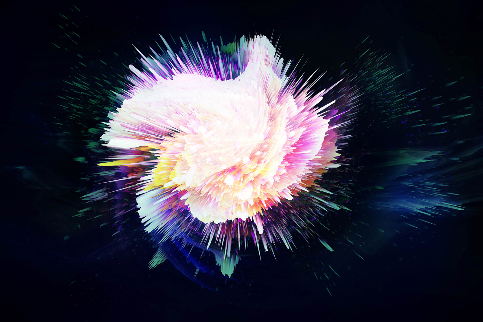 3D Abstract Explosion Wallpapers