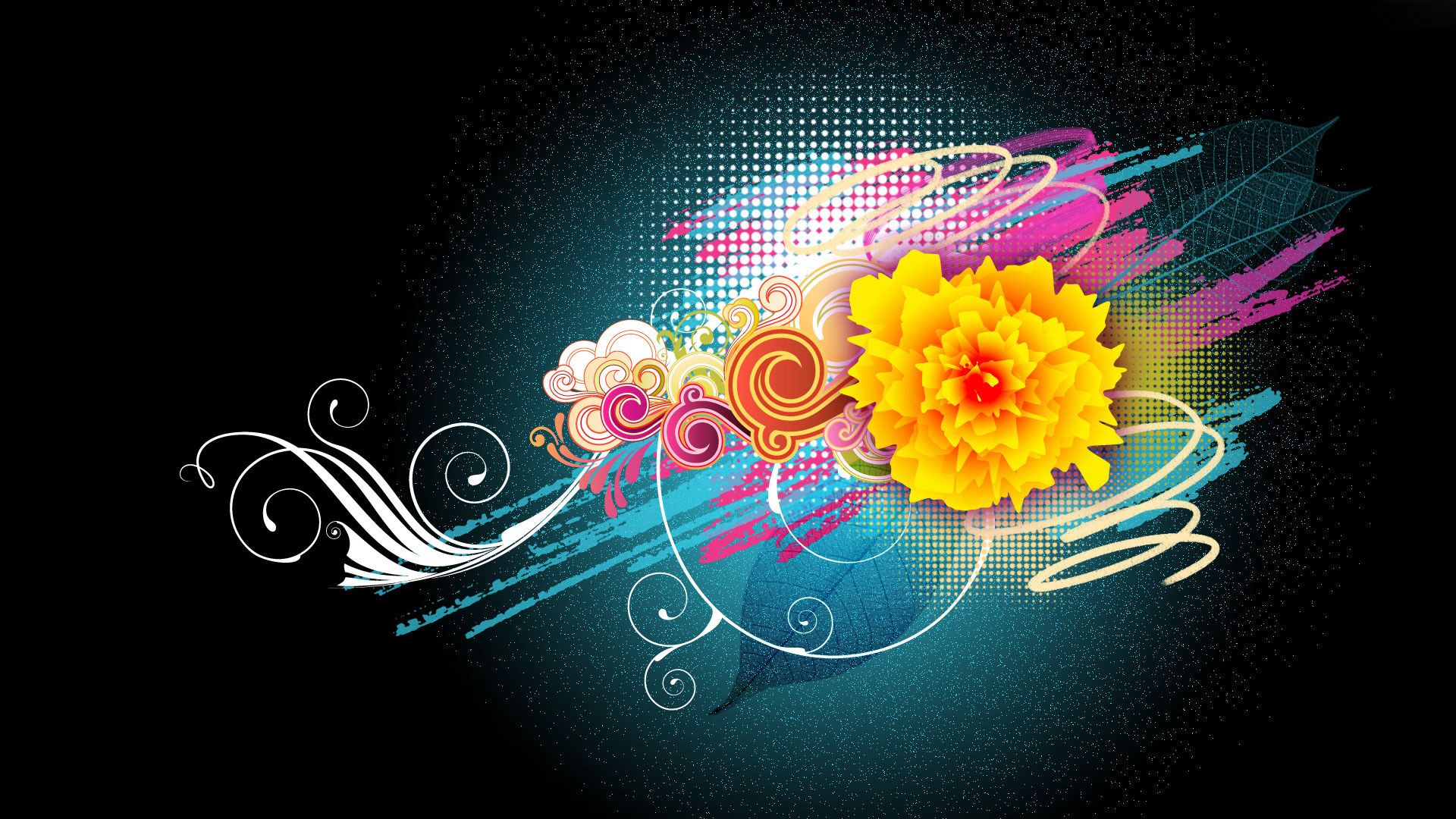 3D Abstract Flower Wallpapers