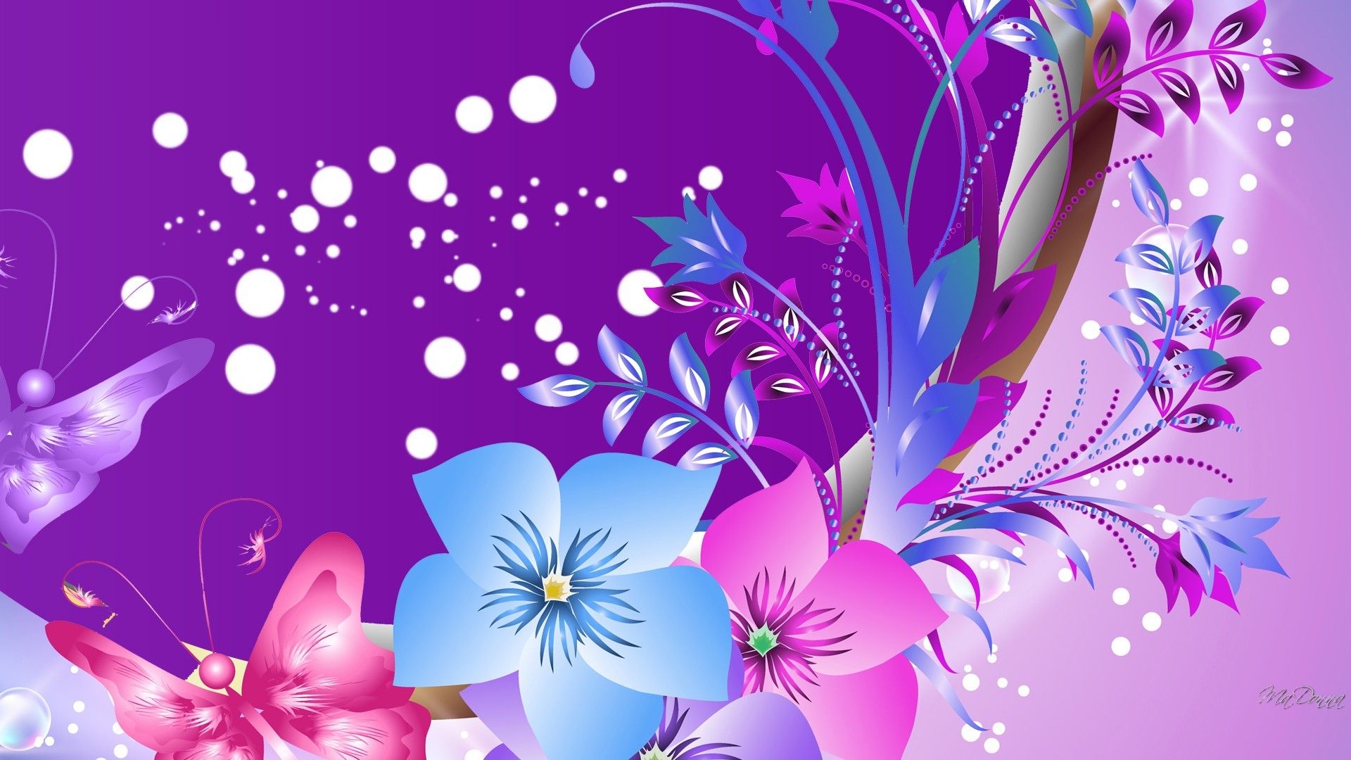 3D Abstract Flower Wallpapers