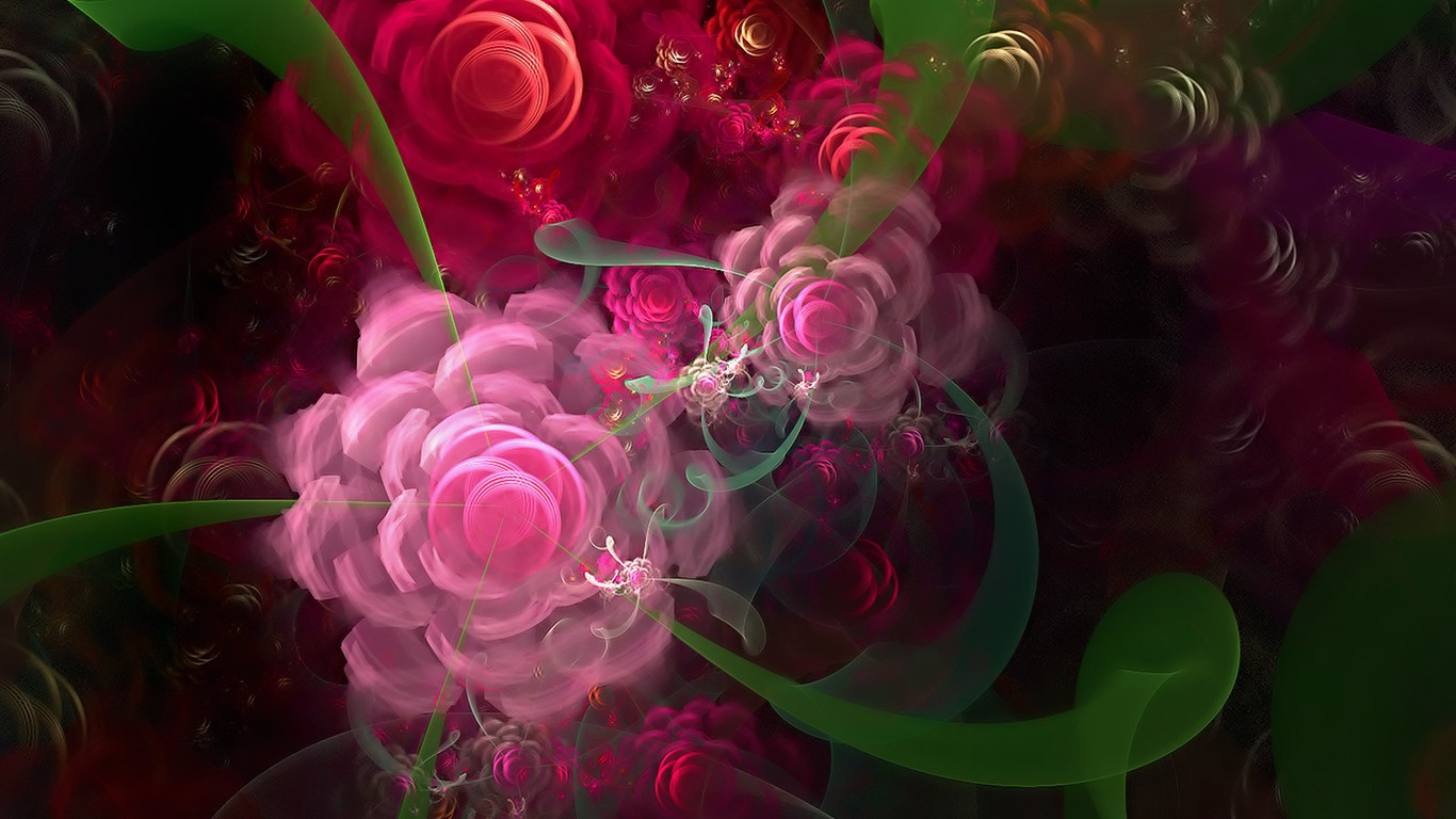 3D Abstract Flower Wallpapers