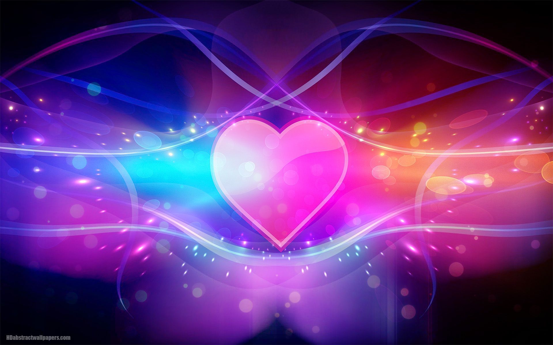 3D Abstract Hearts Wallpapers