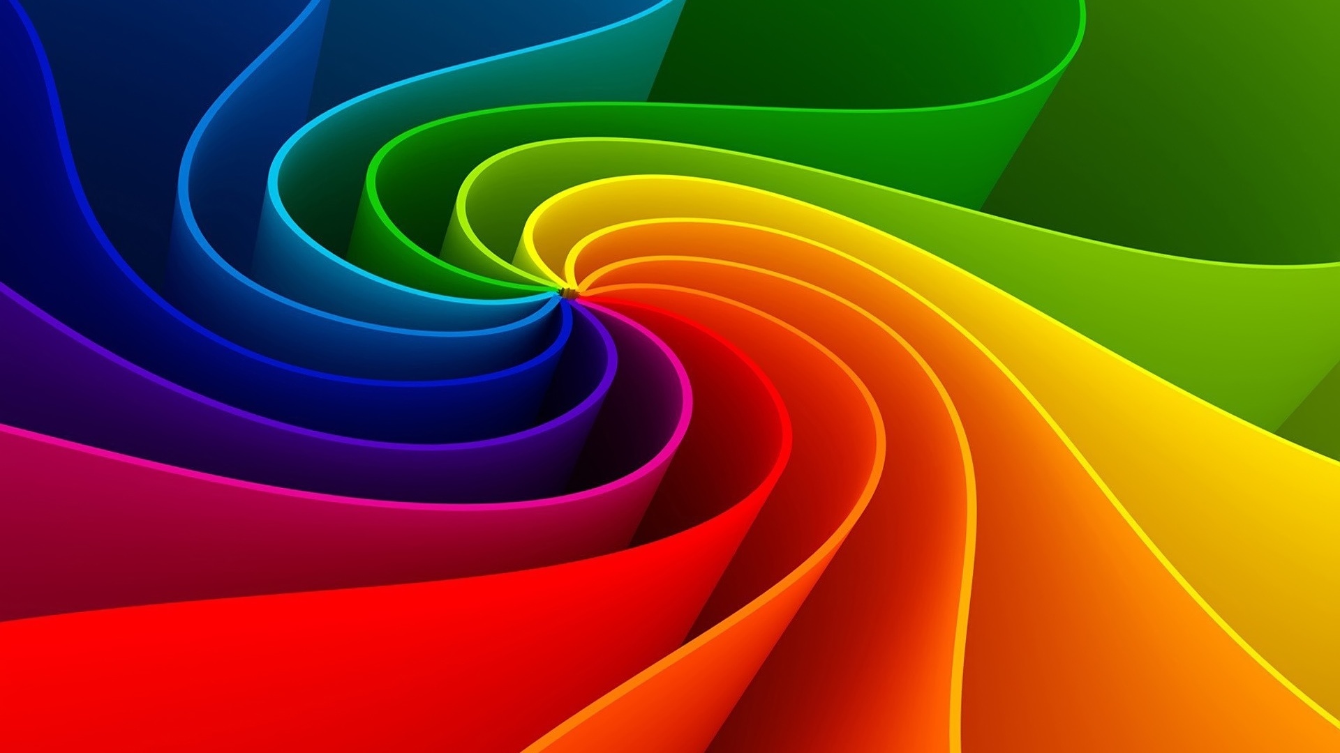 3D Abstract Rainbow Backgrounds