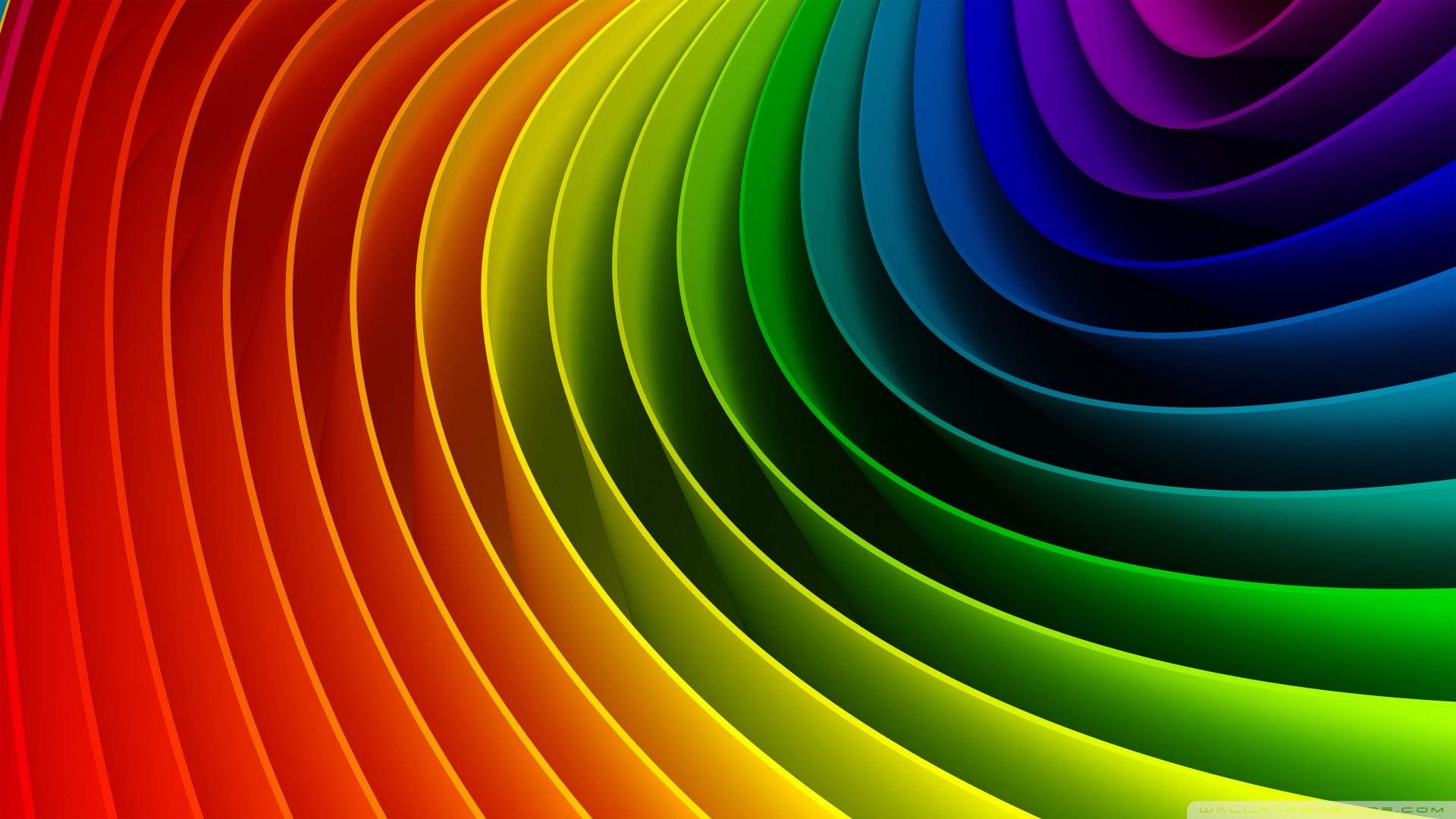 3D Abstract Rainbow Backgrounds