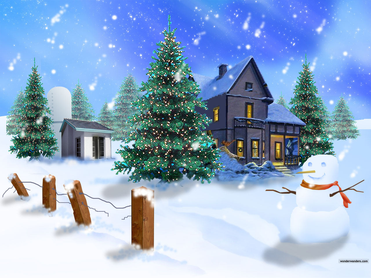 3D Christmas Backgrounds