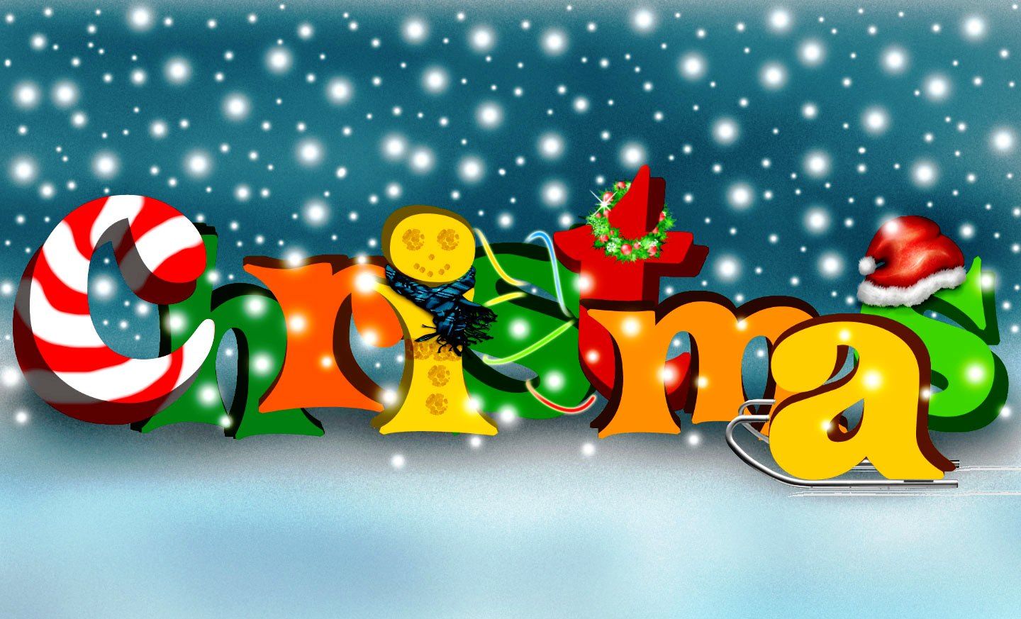 3D Christmas Backgrounds