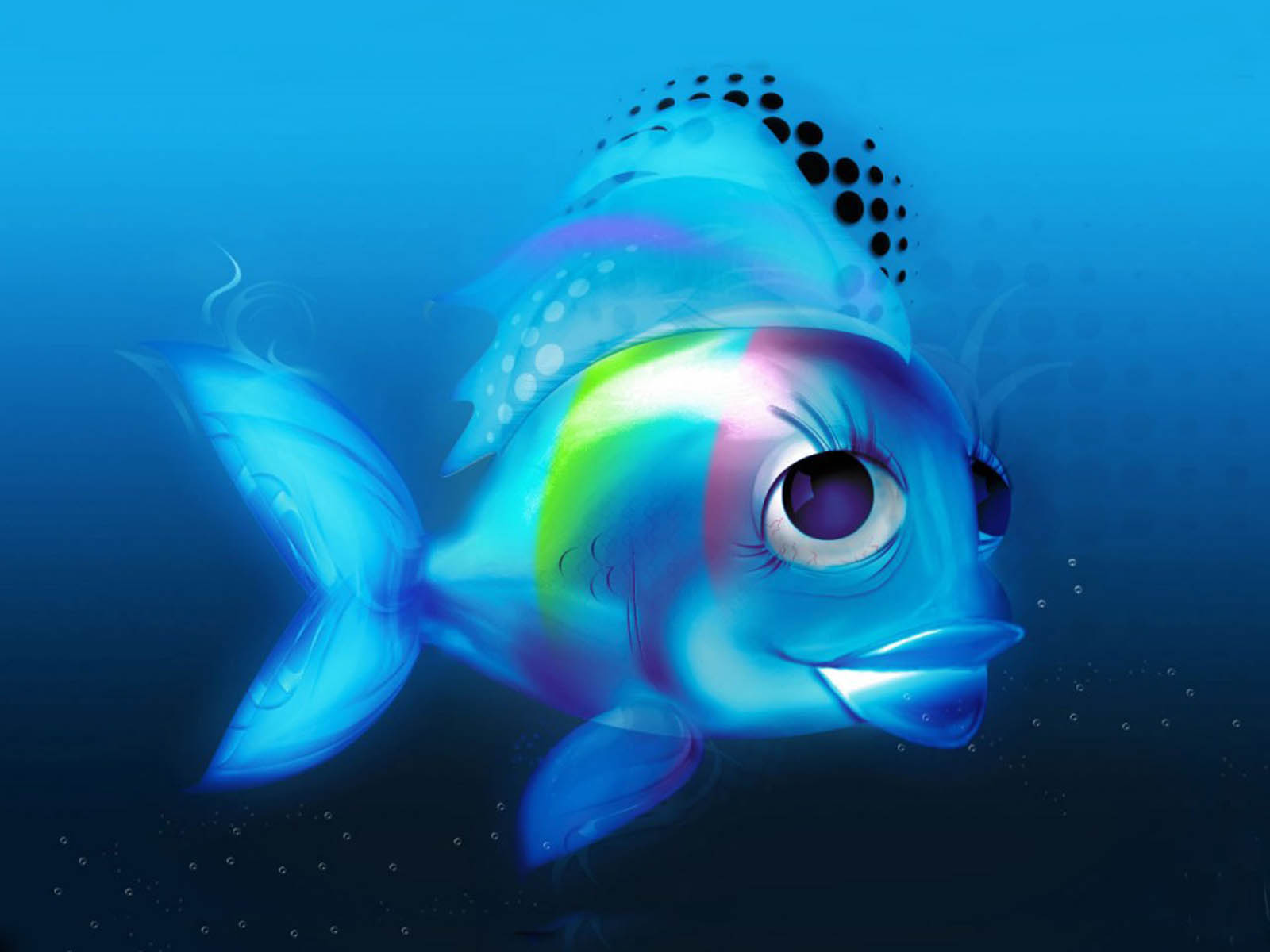 3D Fish Desktop Wallpapers