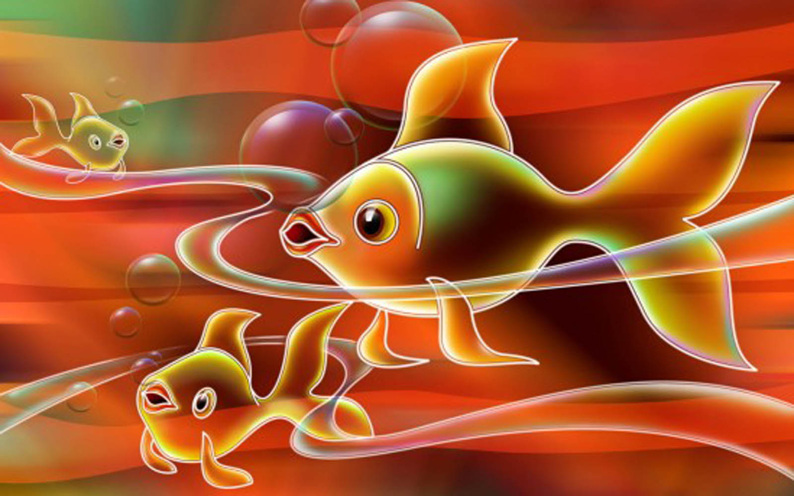 3D Fish Wallpapers