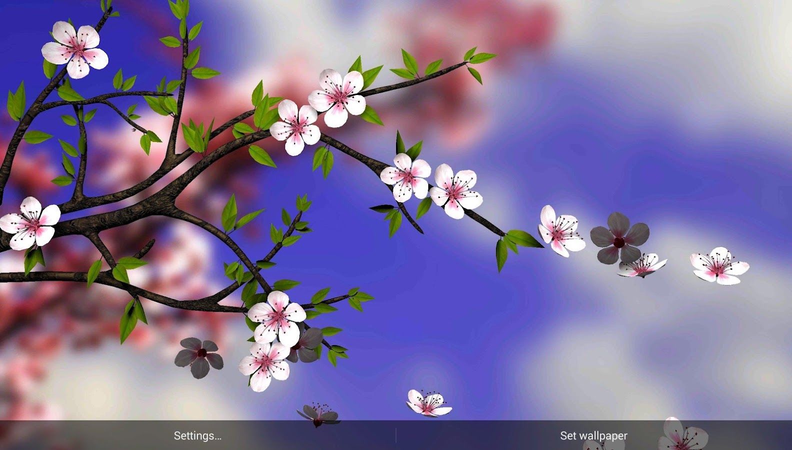 3D Flower Live Wallpapers