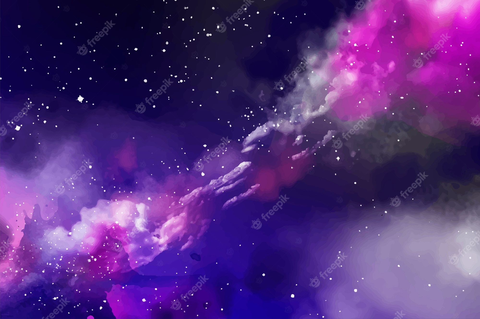 3D Galaxy Pink Wallpapers