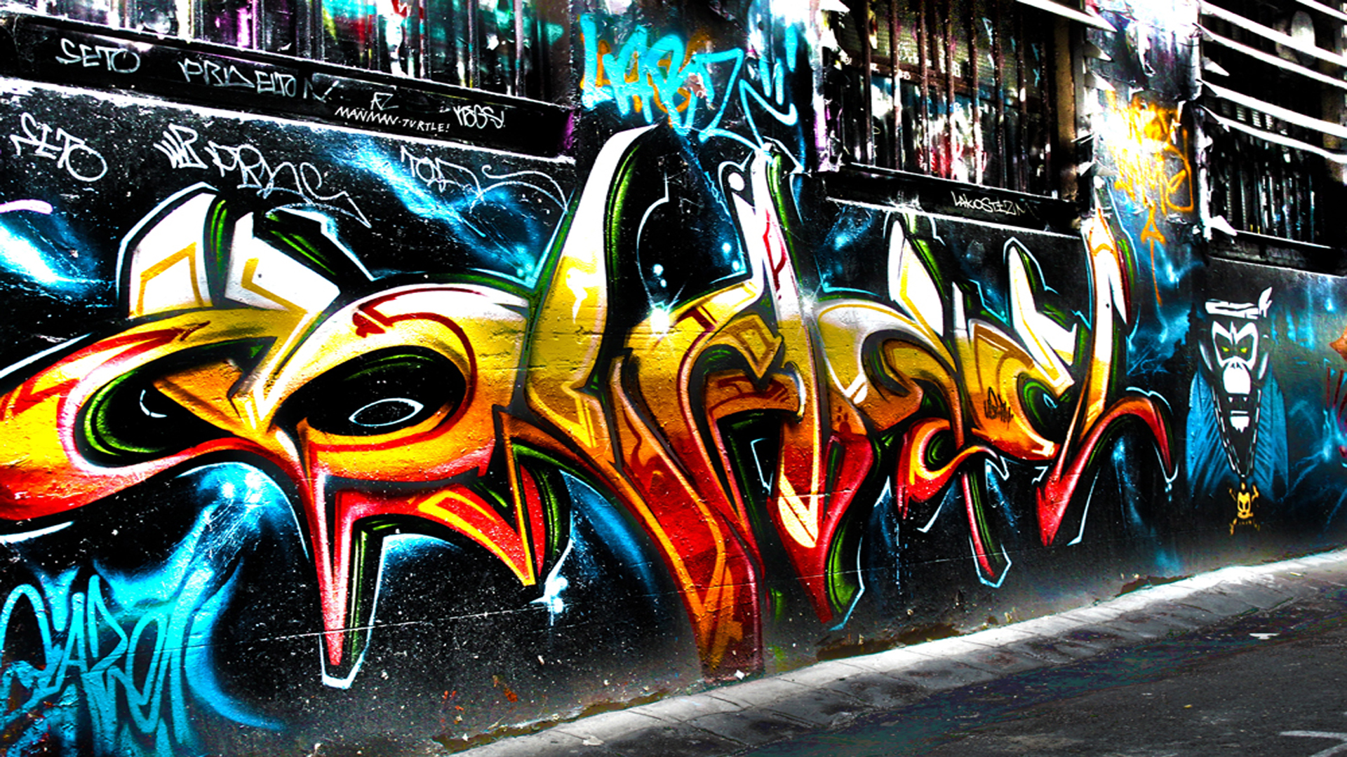 3D Graffiti Art Wallpapers